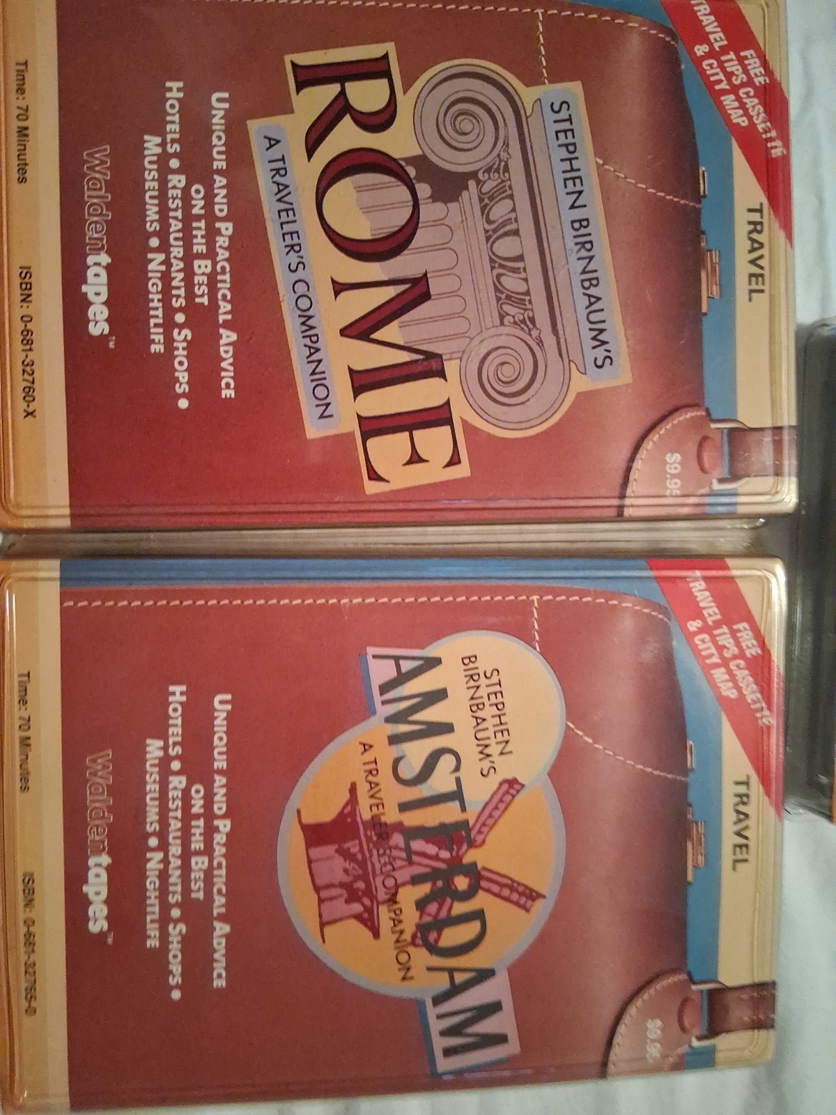 Lot Of Five Stephen Birnbaum’s Travel Companion Walden Audio Cassettes New Old