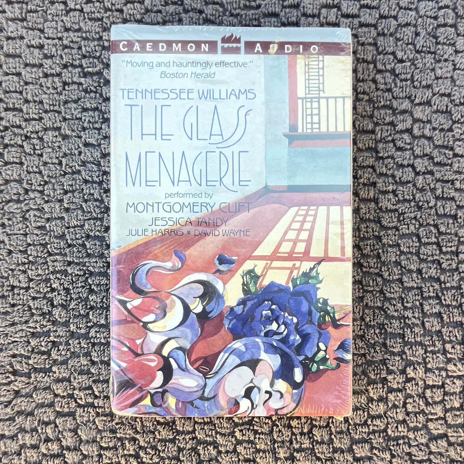 Caedmon Audio The Glass Menagerie by Tennessee Williams Cassette Dolby B NR