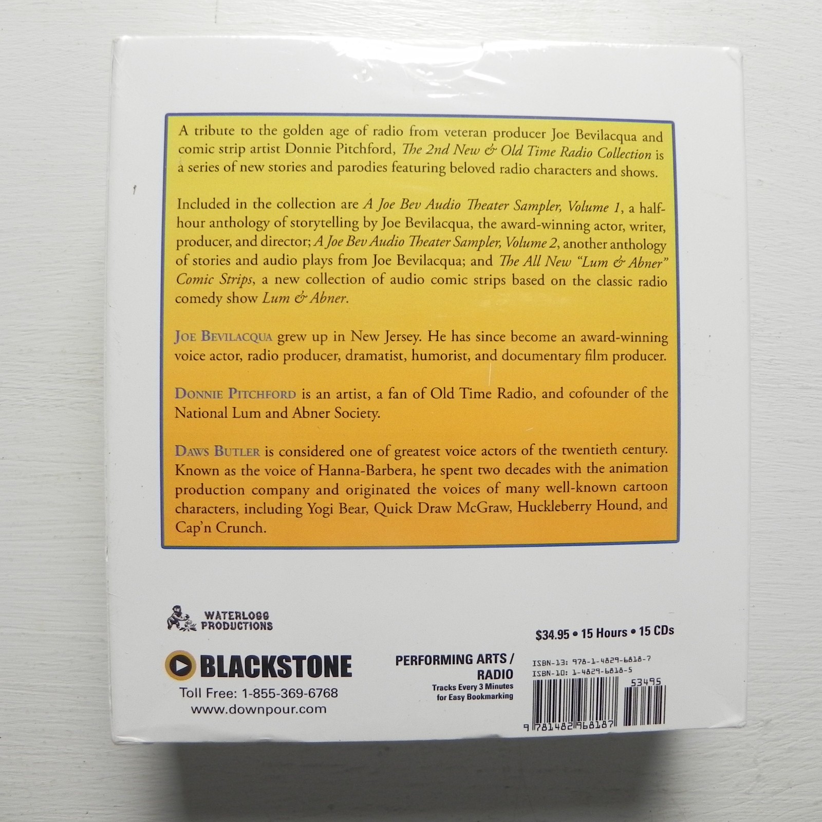 The 2nd New & Old Time Radio Collection 15 CDs — NEW SEALED Daws Butler
