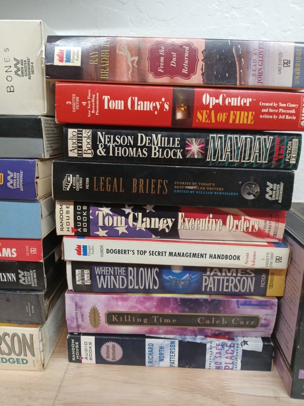 Unabridged Audiobook Cassettes Lot (19) 2 Sealed