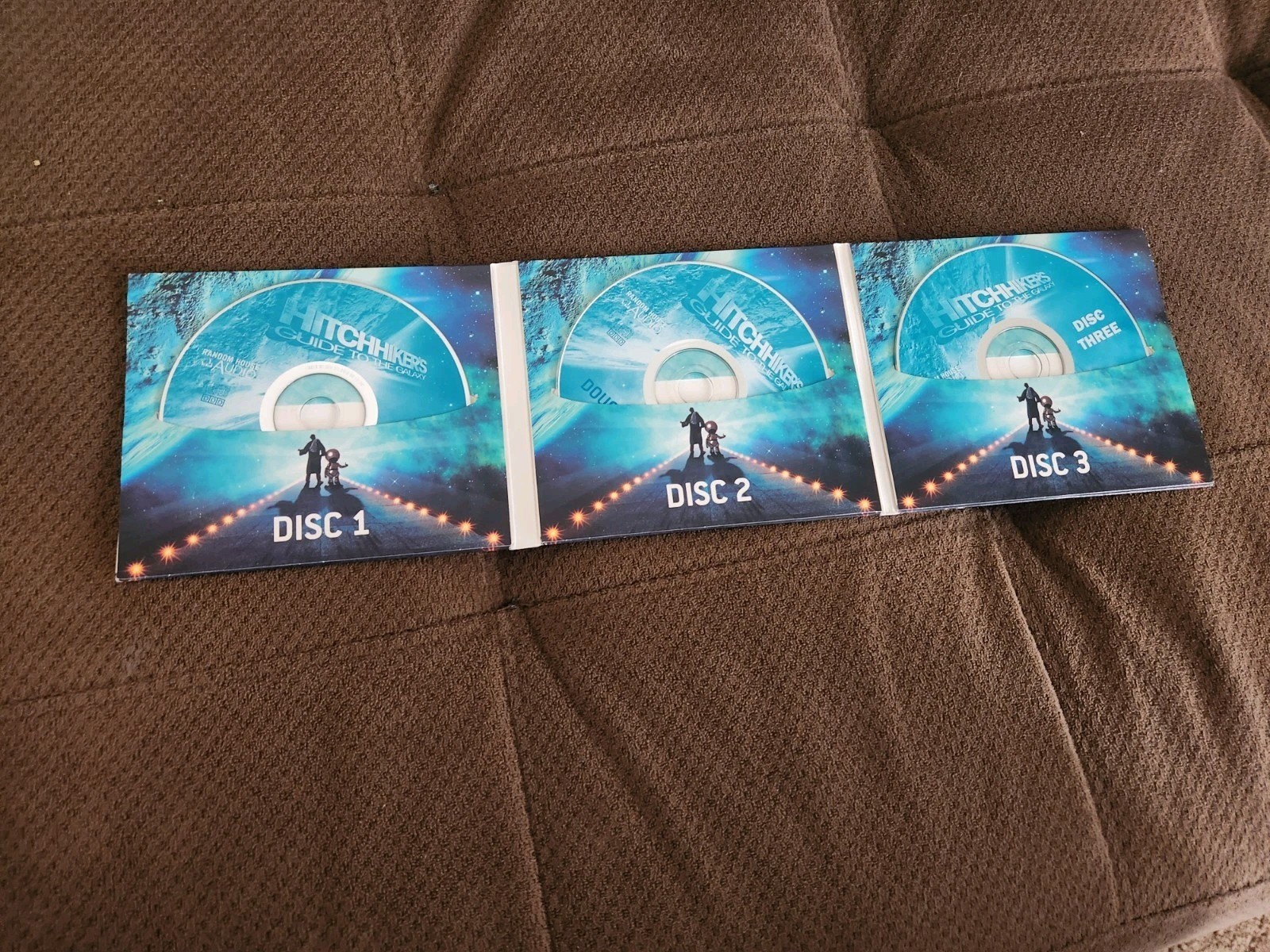 The Hitchhiker’s Guide to the Galaxy, Douglas Adams AUDIO BOOK on 5 CDs