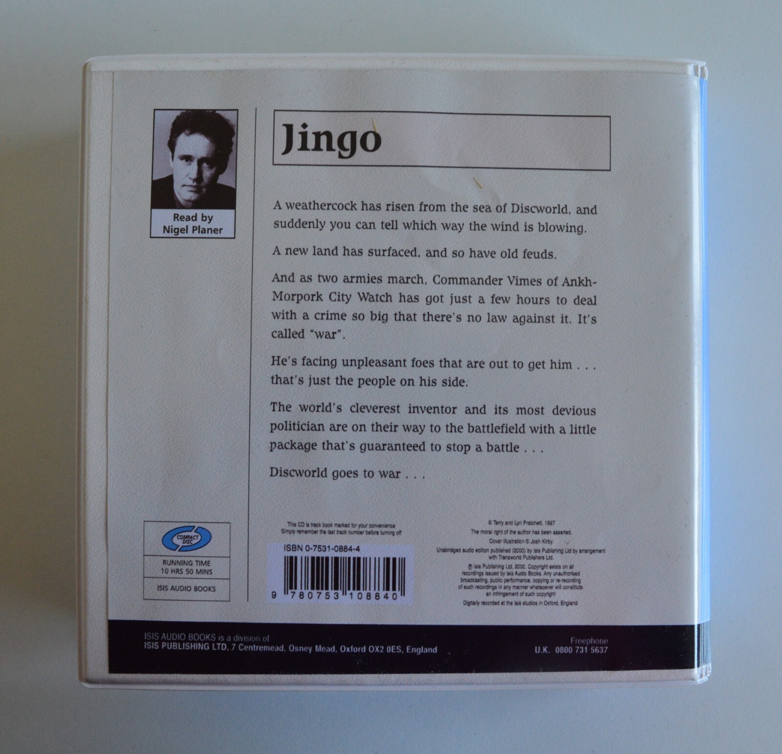 Jingo — Terry Pratchett — Unabridged Audiobook — 10CD