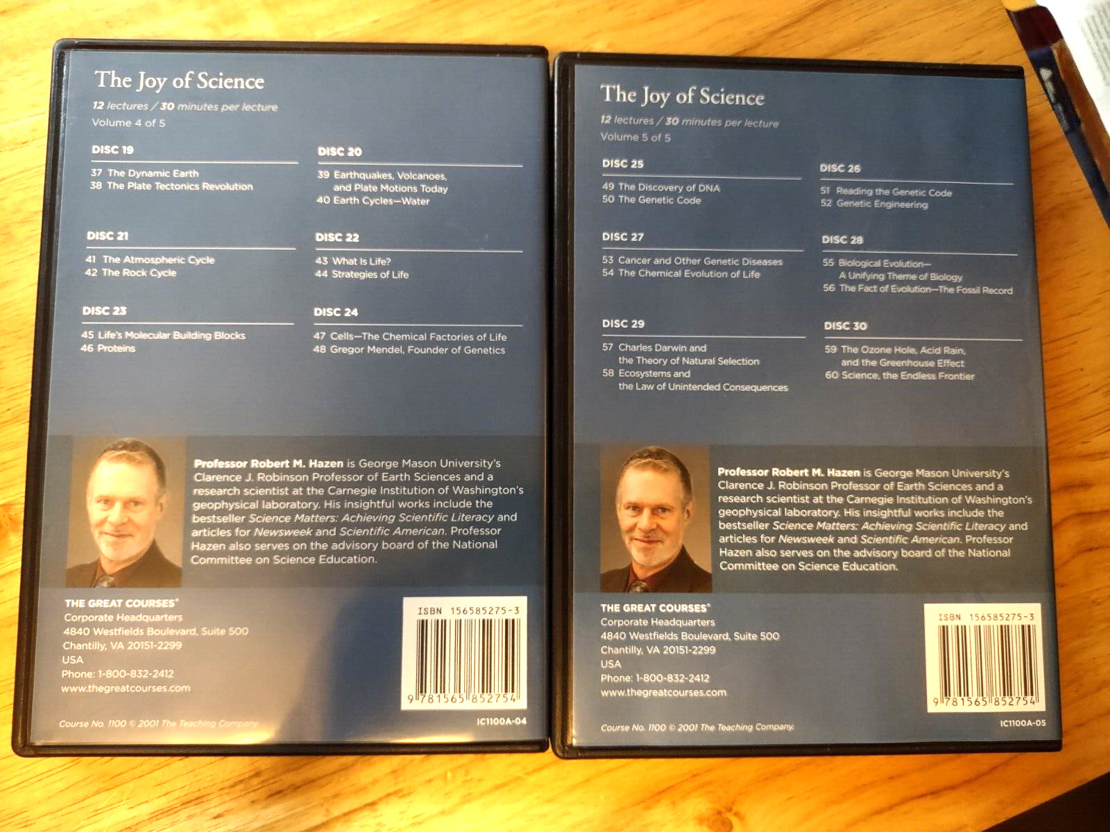 The Great Courses: «The Joy of Science: Science & Mathematics» 30 CDs + Book