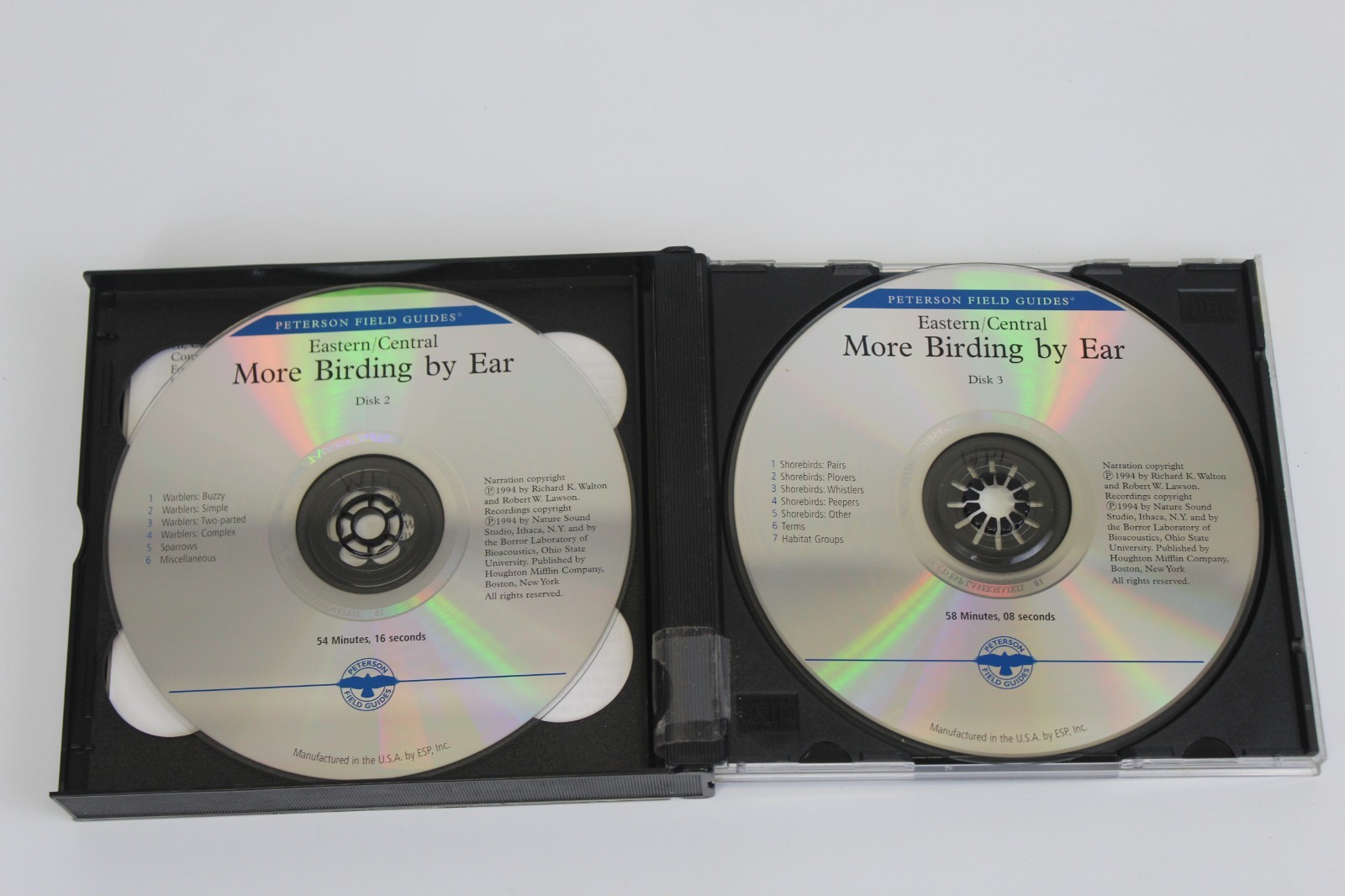Peterson Field Guide: More Birding by Ear Eastern/Central North America 3-CD Set