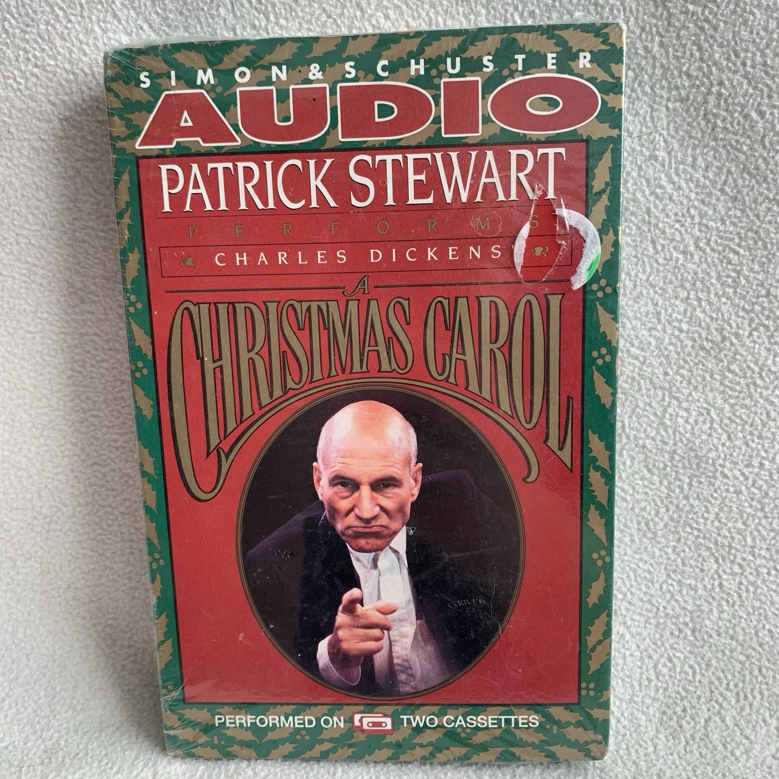 Christmas Carol Charles Dickens Patrick Stewart NEW Audiobook Cassette Star Trek