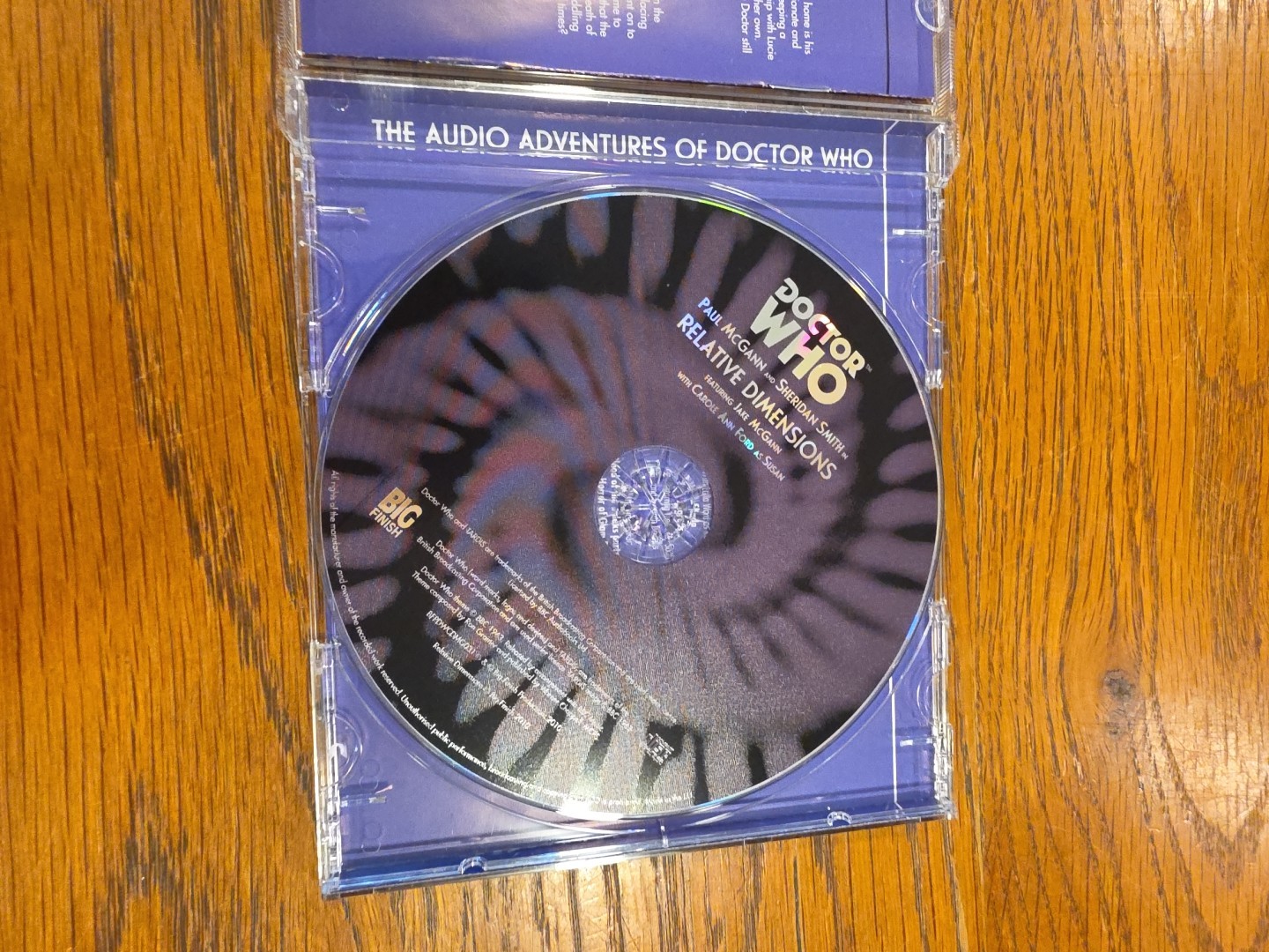 Doctor Who Relative Dimensions Marc Platt CD Audiobook 2010 Paul McGann Jake