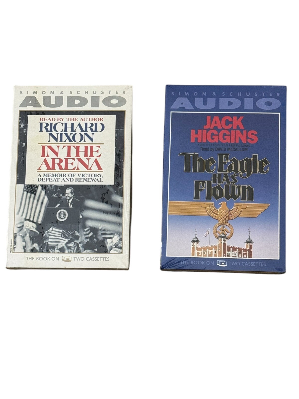 Simon & Schuster Audio Cassettes Richard Nixon / Jack Higgins The Eagle Has
