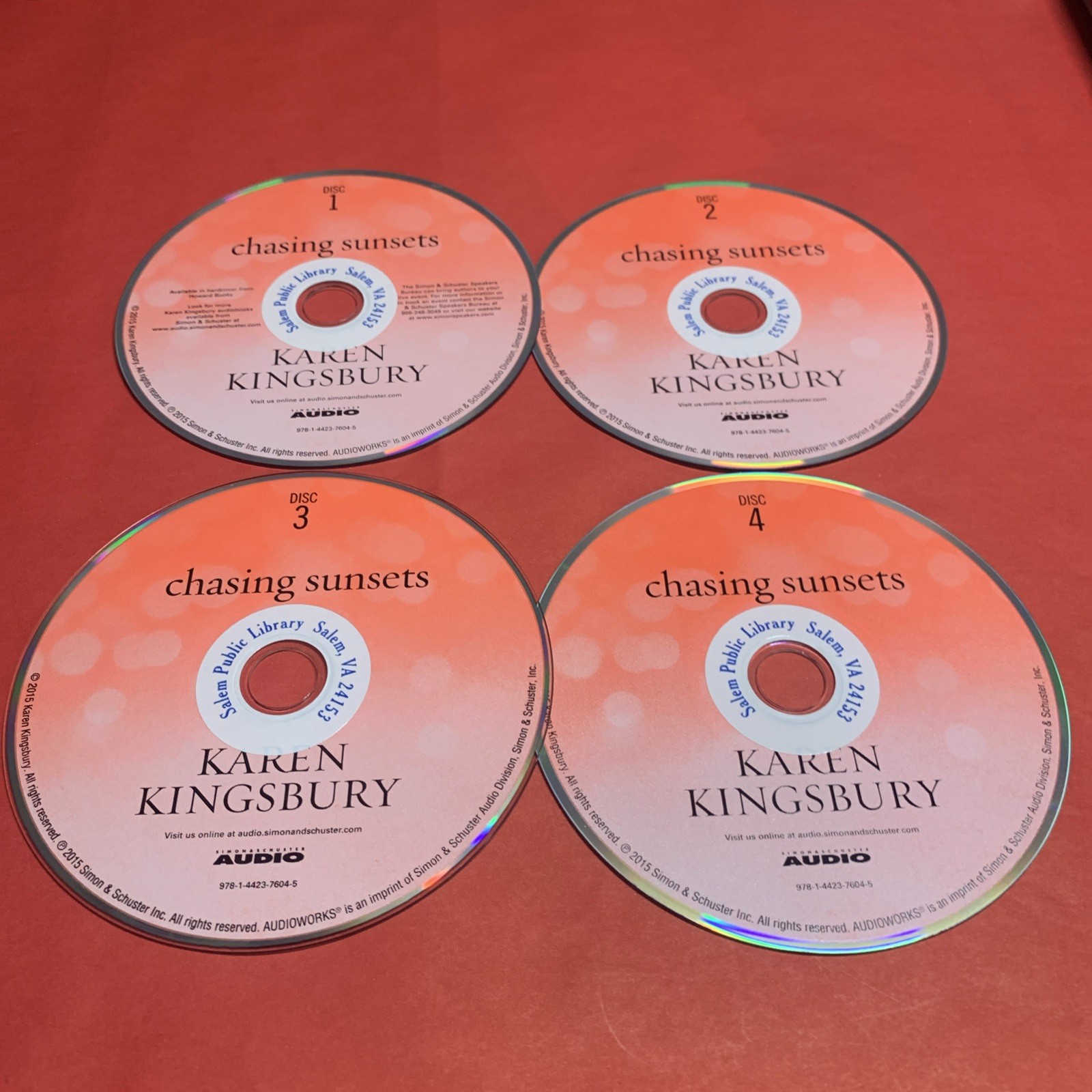 Chasing Sunsets: A Novel (Angels Walking) (AUDIO CD) EX-LIBRARY