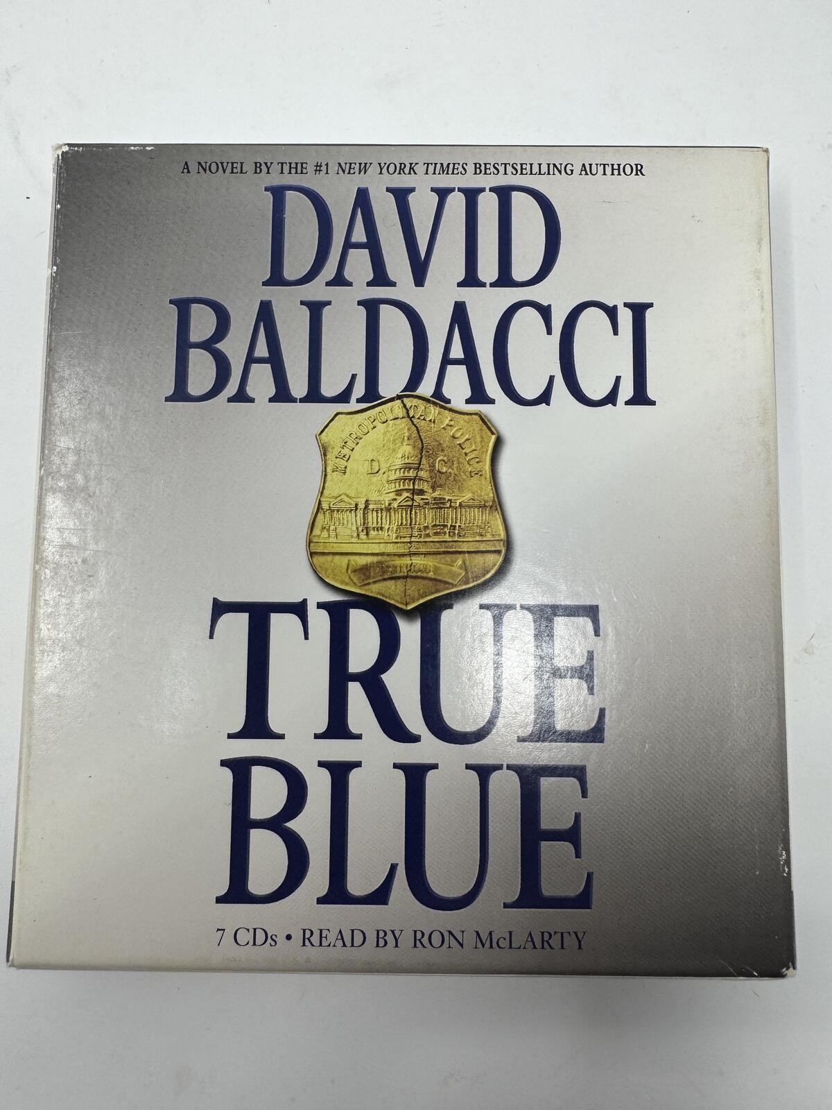 True Blue by David Baldacci AUIDO CD Abridged Read by Ron McLarty