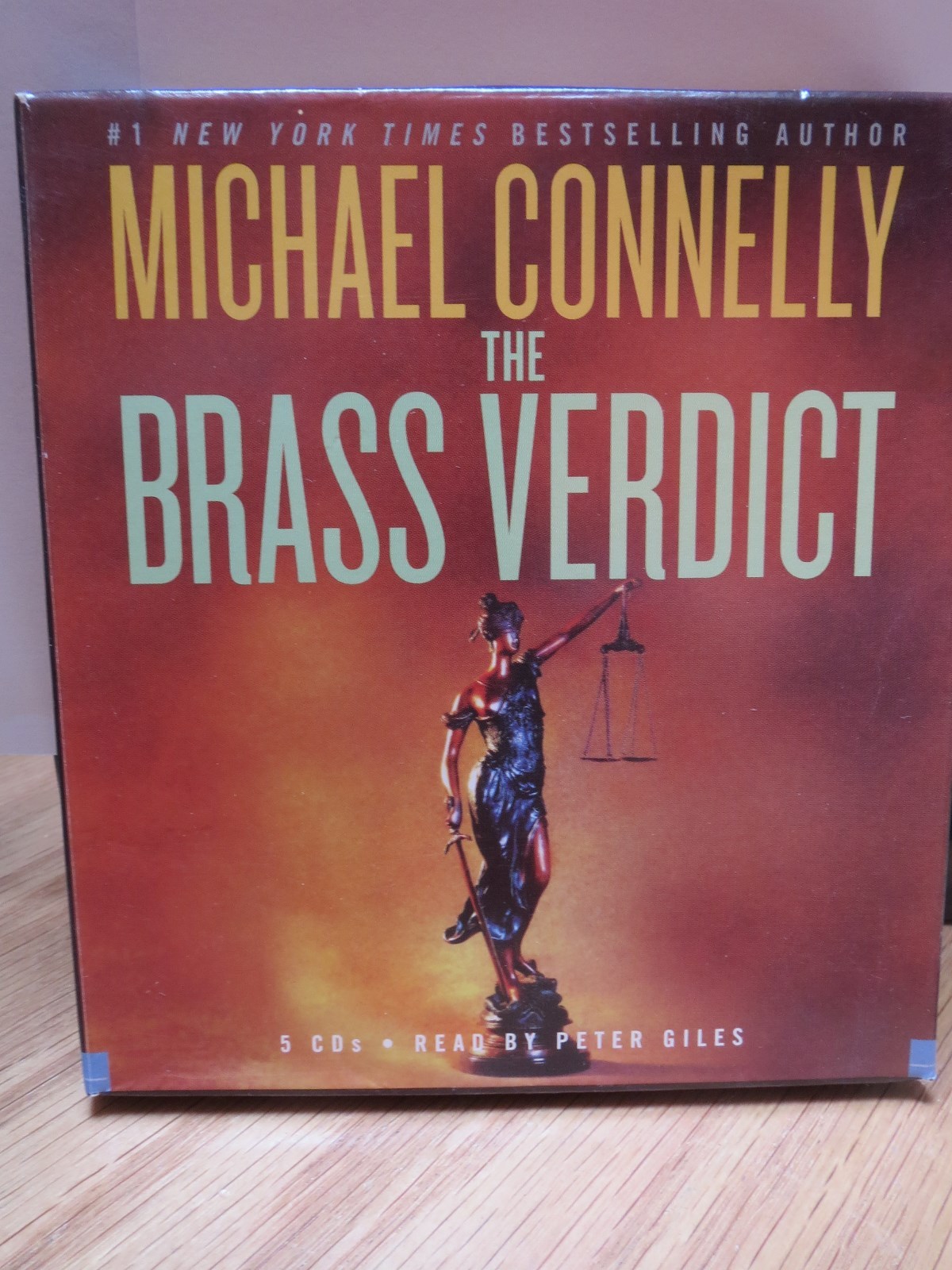 THE BRASS VERDICT by Michael Connelly (Abridge; 5 CDs; 2008)