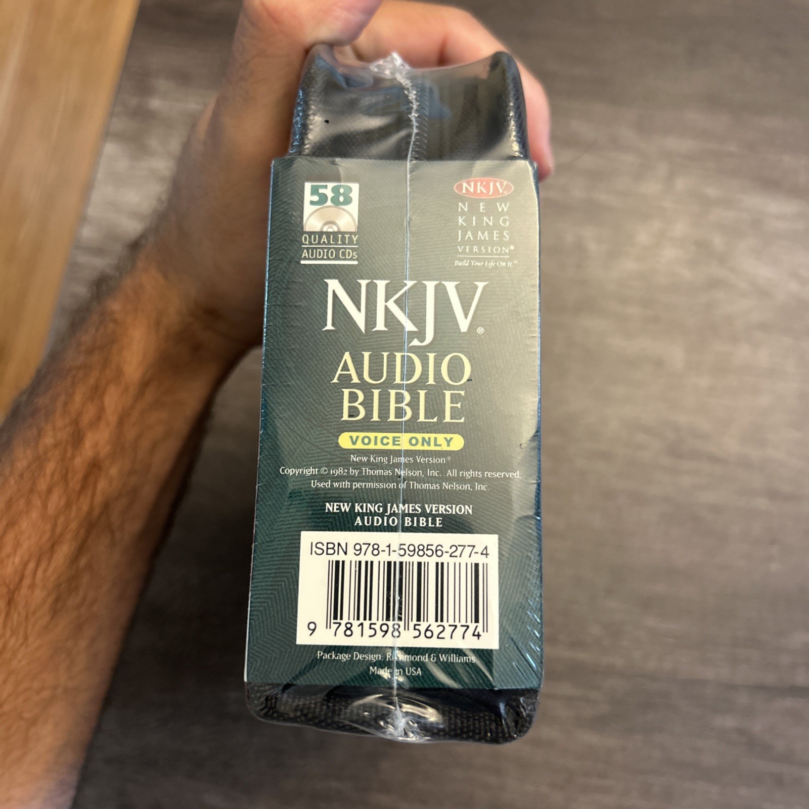 NKJV Voice Only Hendrickson Audio Bible New King James Version Stephen Johnston