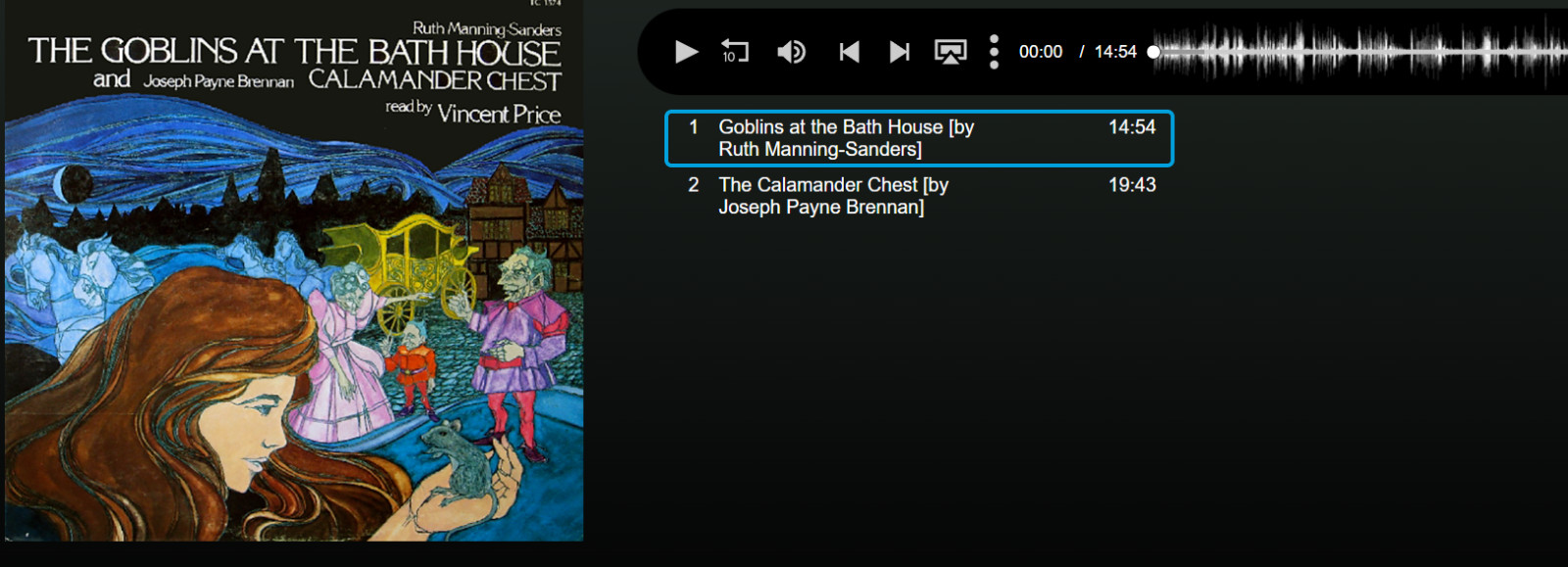 Master Vincent Price Horror Audio BBC Collection