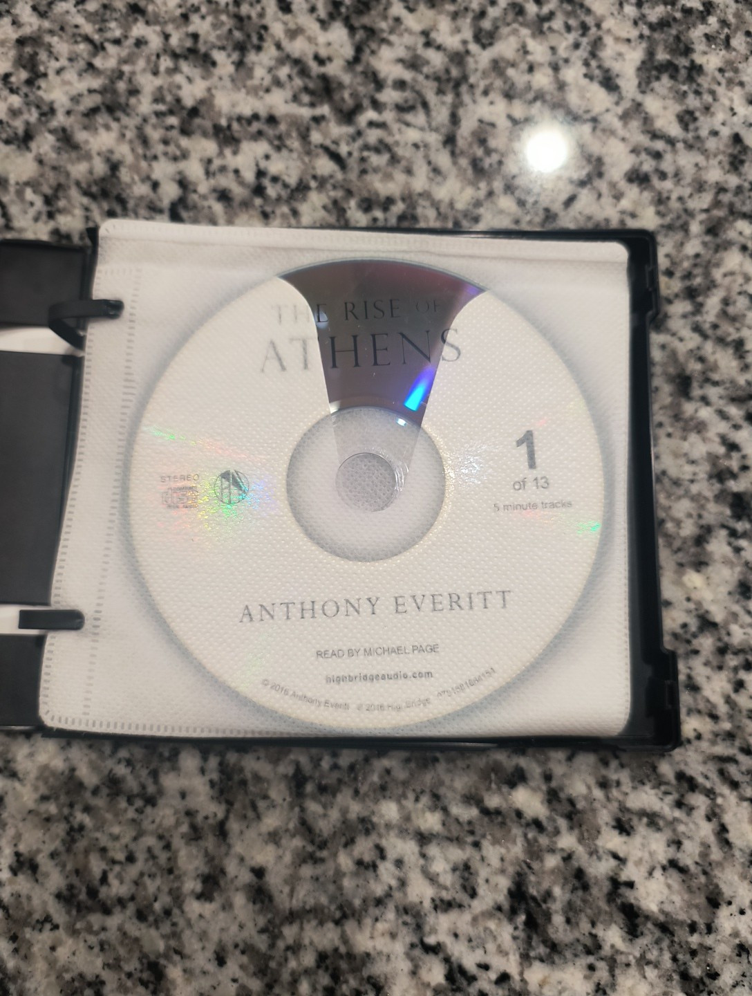 The Rise Of Athens 13 CD Audiobook By Anthony Everett.