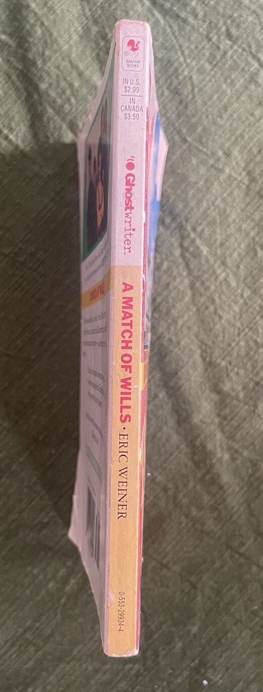Ghost Writer — A Match of Wills — Eric Weiner — Paperback