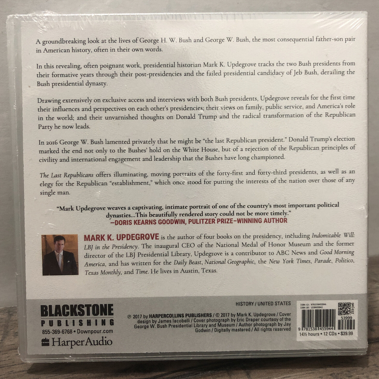 The Last Republicans 12 CD Audiobook Unabridged •George H.W & George W. Bush