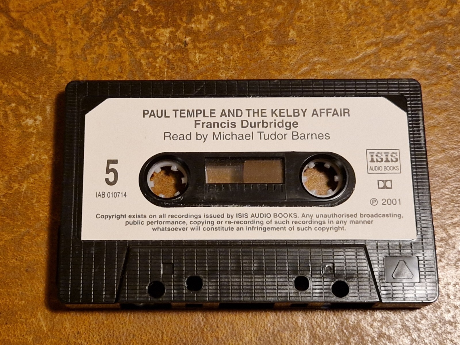 Paul Temple & The Kelby Affair Francis Durbridge Isis Audiobook Cassette Tape