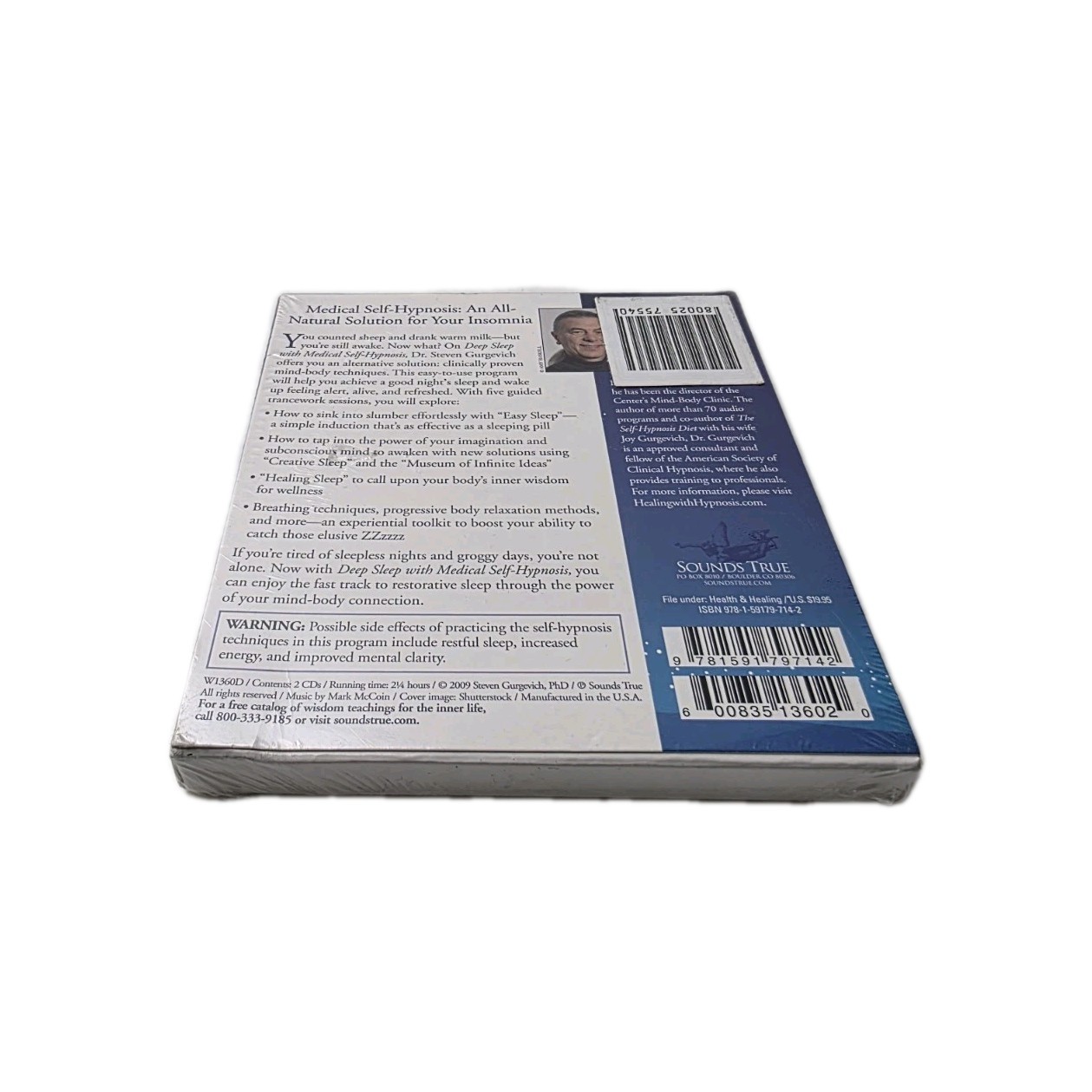 Deep Sleep with Medical Self-Hypnosis 2 CD Set 2009 New Sealed