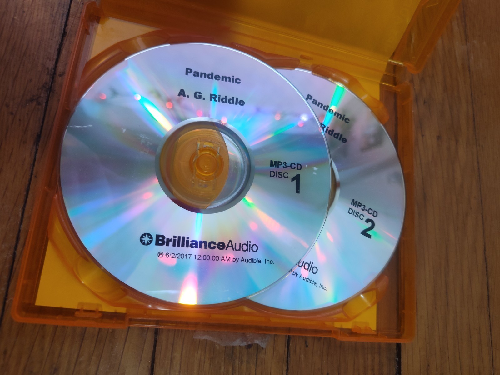 Audiobook mp3 CD 18hr 53min Brillliance audio 2018 Unabridged 2 discs
