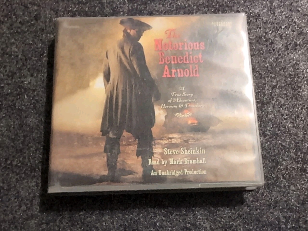 The Notorious Benedict Arnold by Steve Sheinkin Audio Book CD ~ #62L