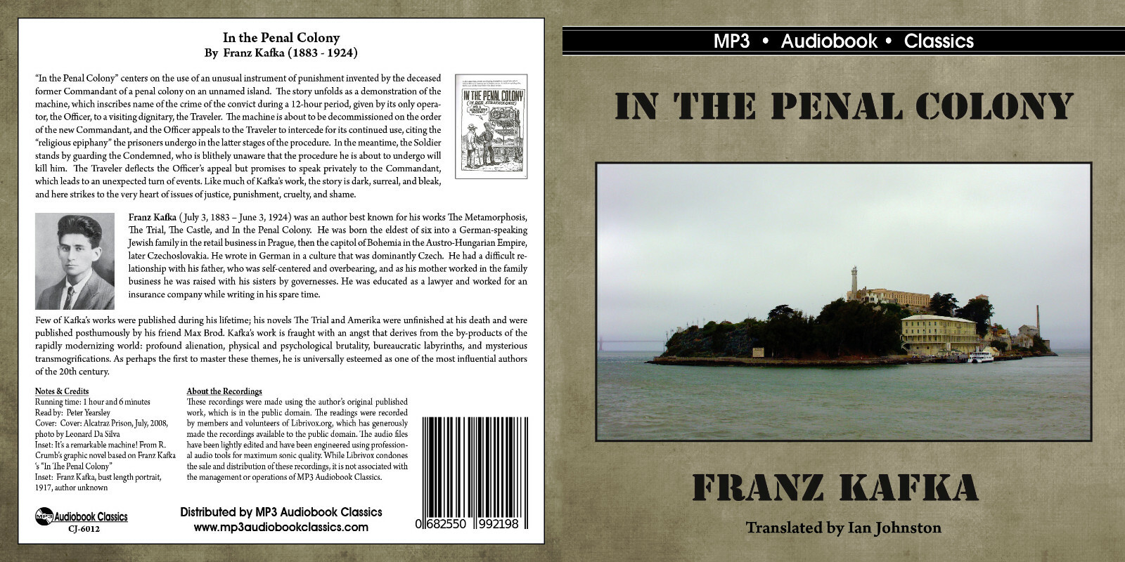 In the Penal Colony — MP3 CD in CD jacket