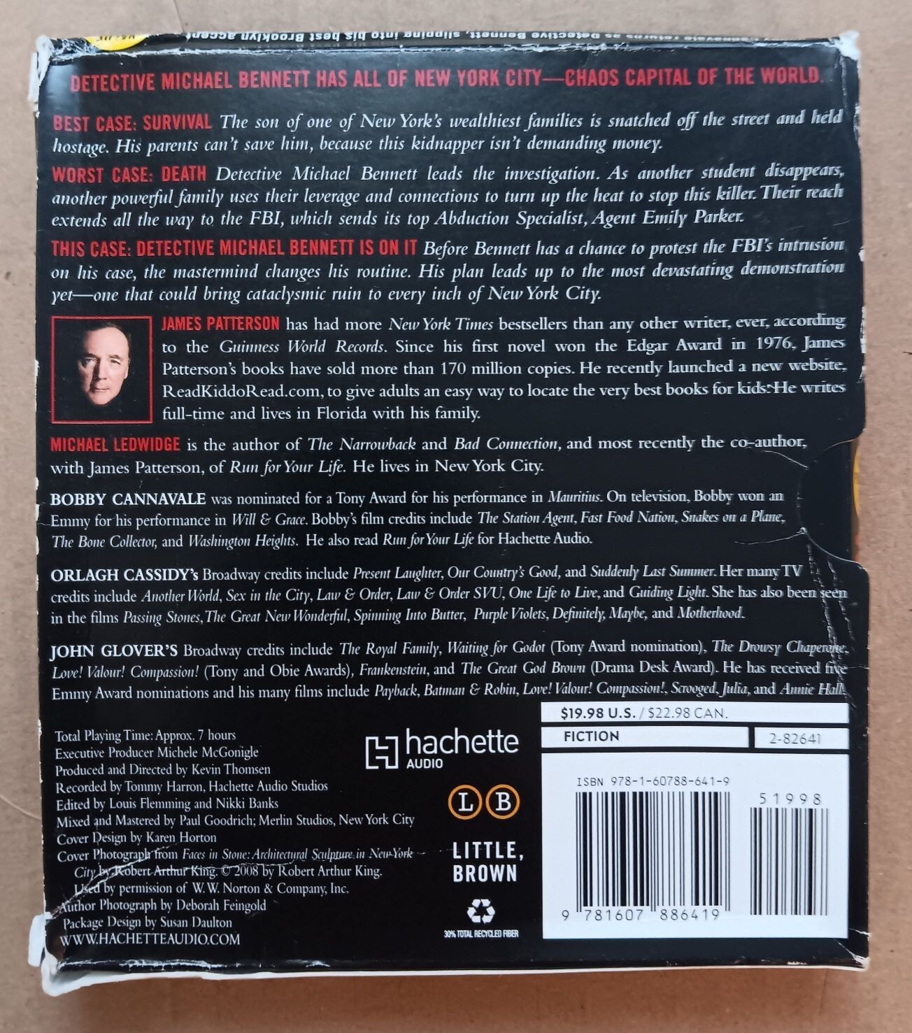 Worst Case by James Patterson (6 CD Unabridged Audiobook)