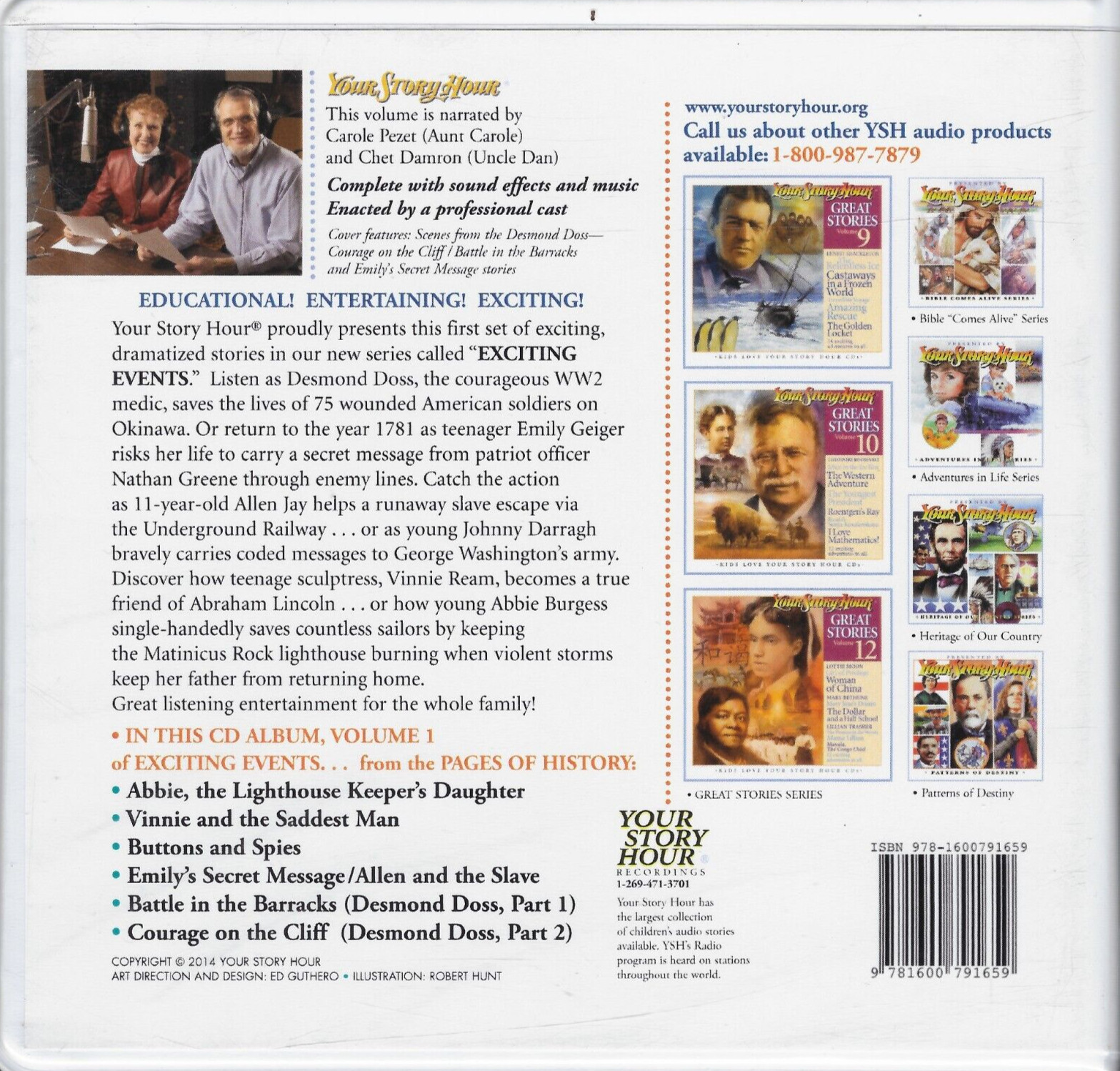 NEW Your Story Hour Exciting Events Vol 1 CD Set Collection Dramatized Stories
