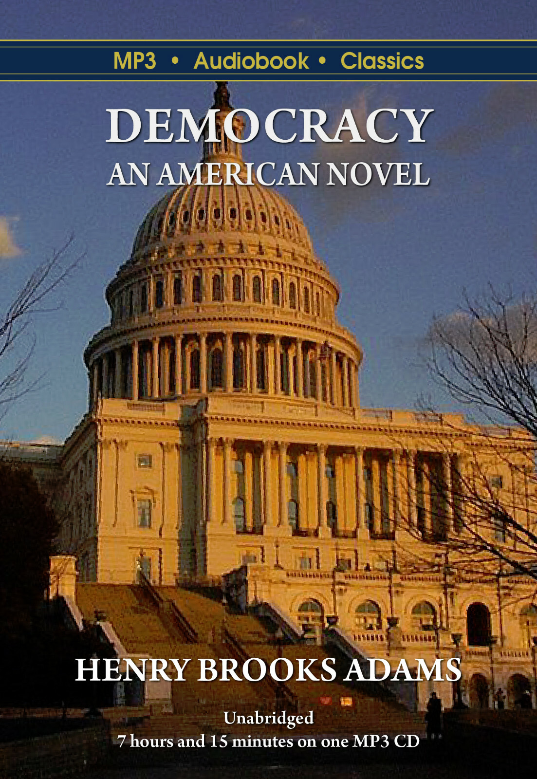 Democracy: An American Novel — MP3 CD Audiobook in paper sleeve