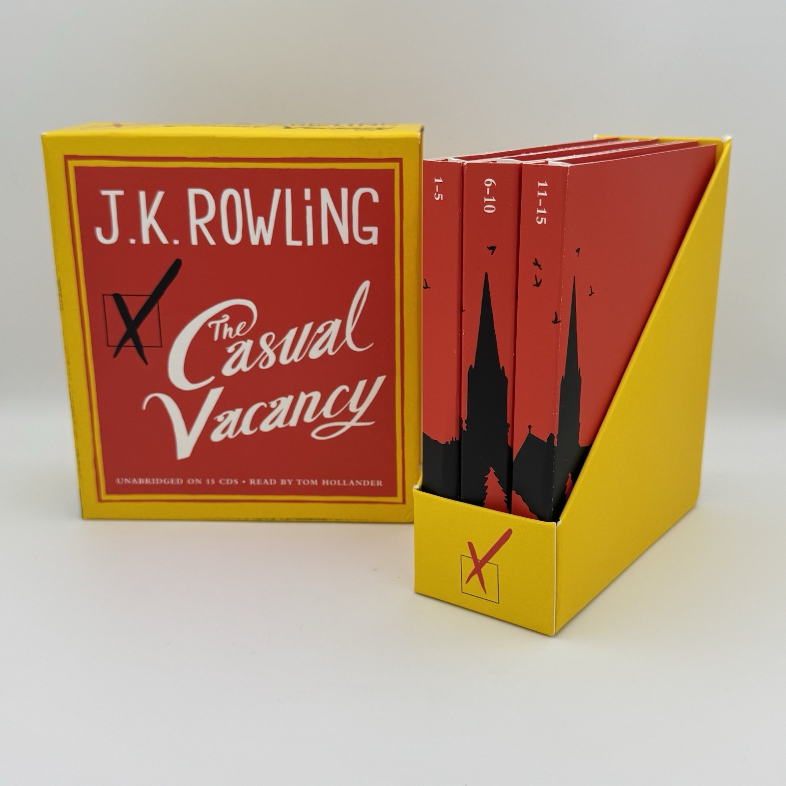 The Casual Vacancy by J. K. Rowling (Audio Book — Unabridged — 15 CDs) VGC