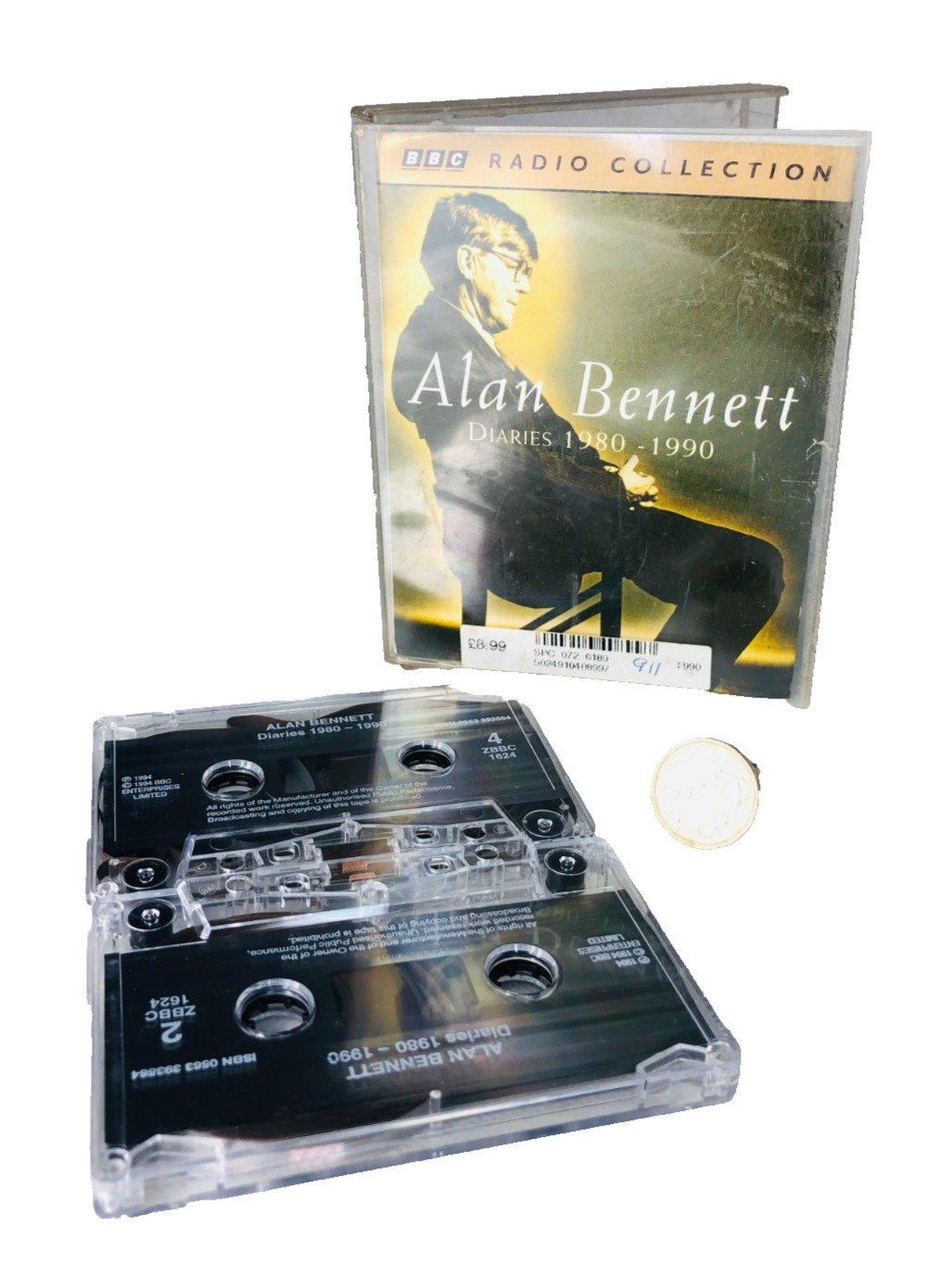 Audiobook Cassette Tape x2 Alan Bennett Diaries 1980-1990 Vintage ra