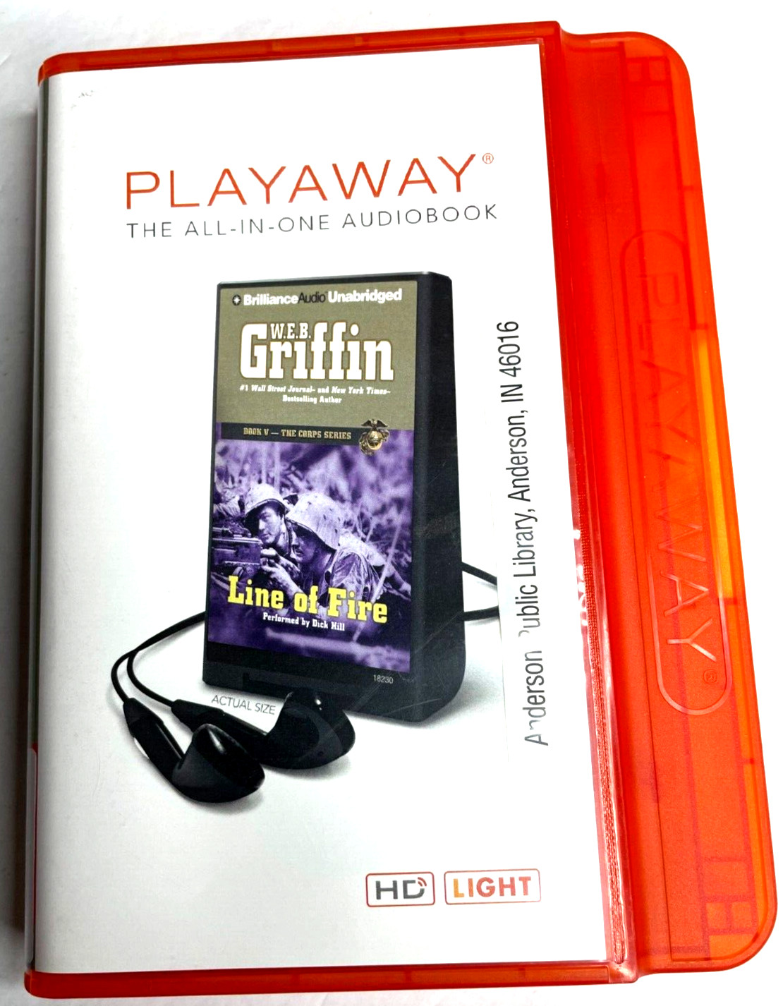 Line Of Fire WEB Griffin Book V The Corps Series Unabridged Playaway Audiobook