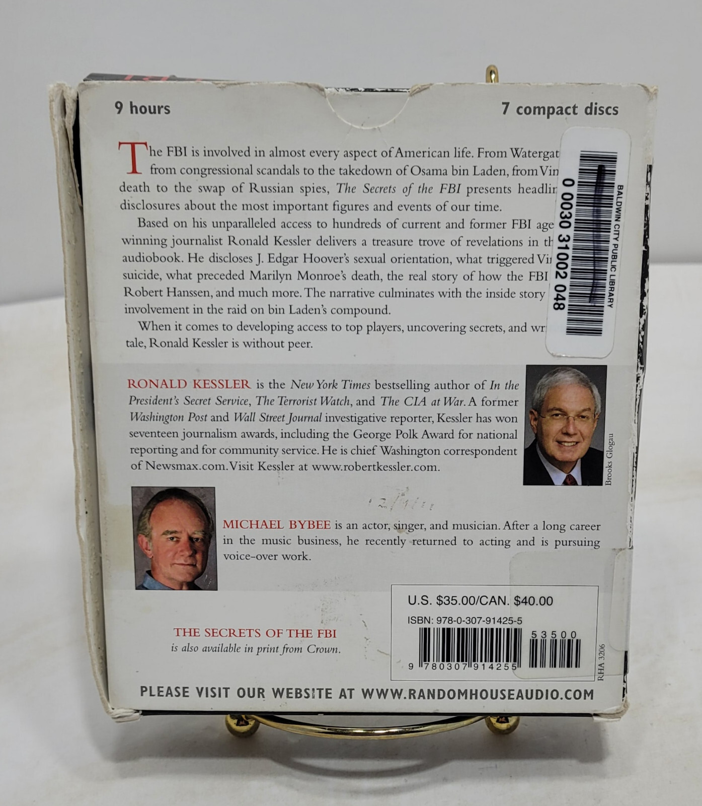 «The Secrets of the FBI» 7 disc audiobook by Ronald Kessler