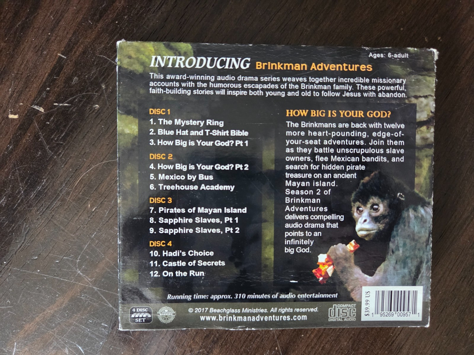 Brinkman Adventures Season 2 CD Audio