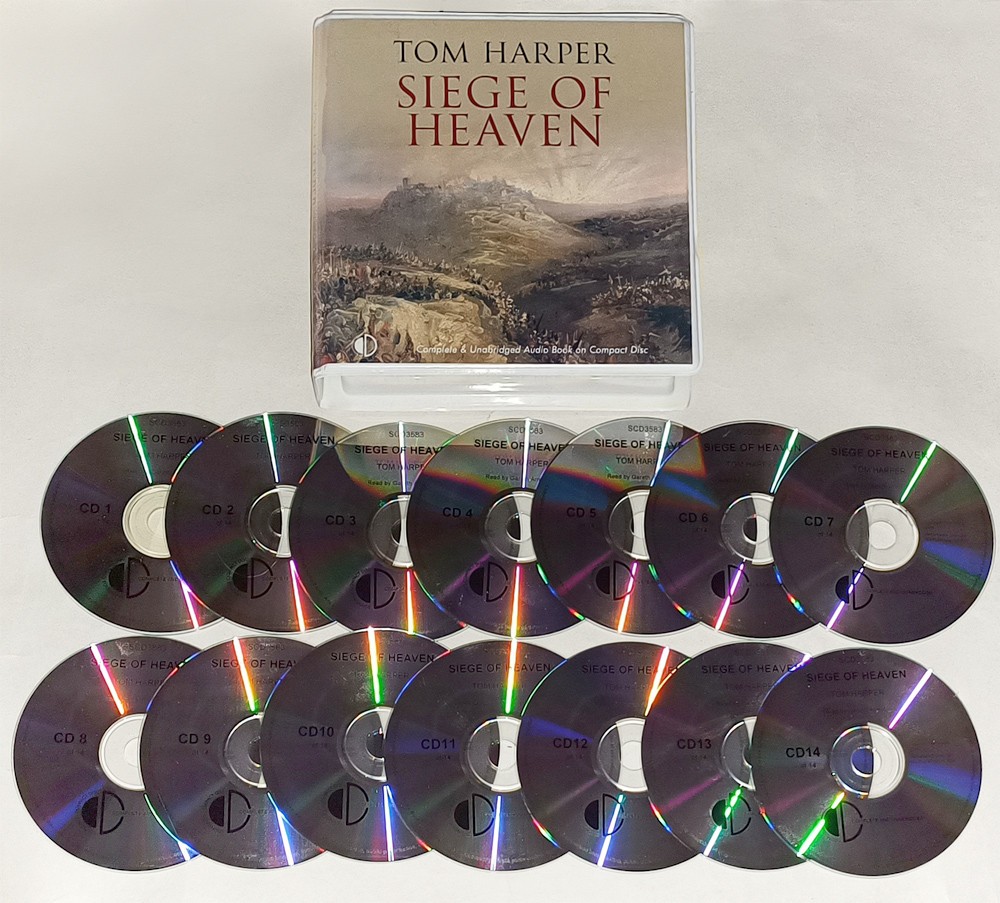 Tom Harper Siege of Heaven Audiobook CD Demetrios Askiates First Crusade History