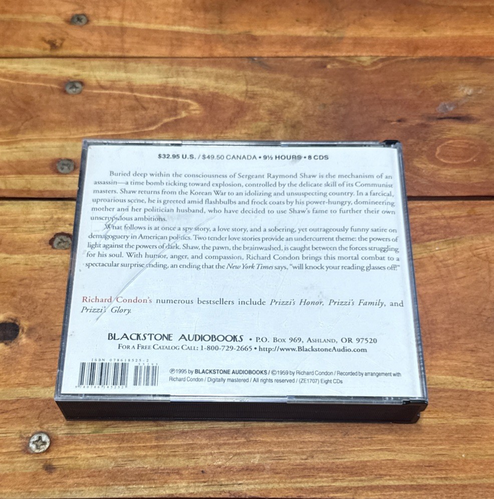 Manchurian Candidate by Richard Condon (1998, Compact Disc)