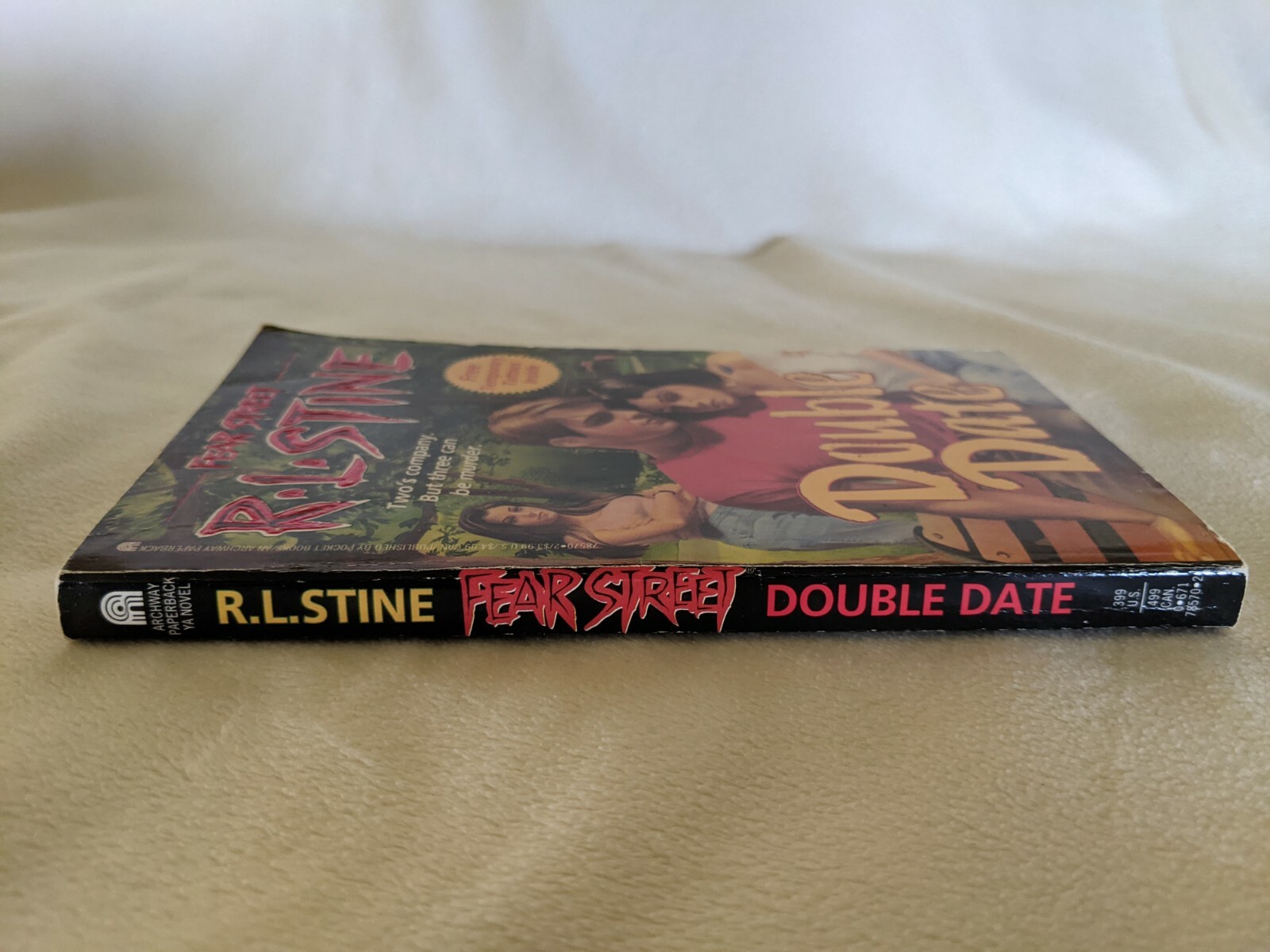 R.L. Stine Vtg Fear Street Book Double Date 1994 1st Edition YA Horror Good Copy