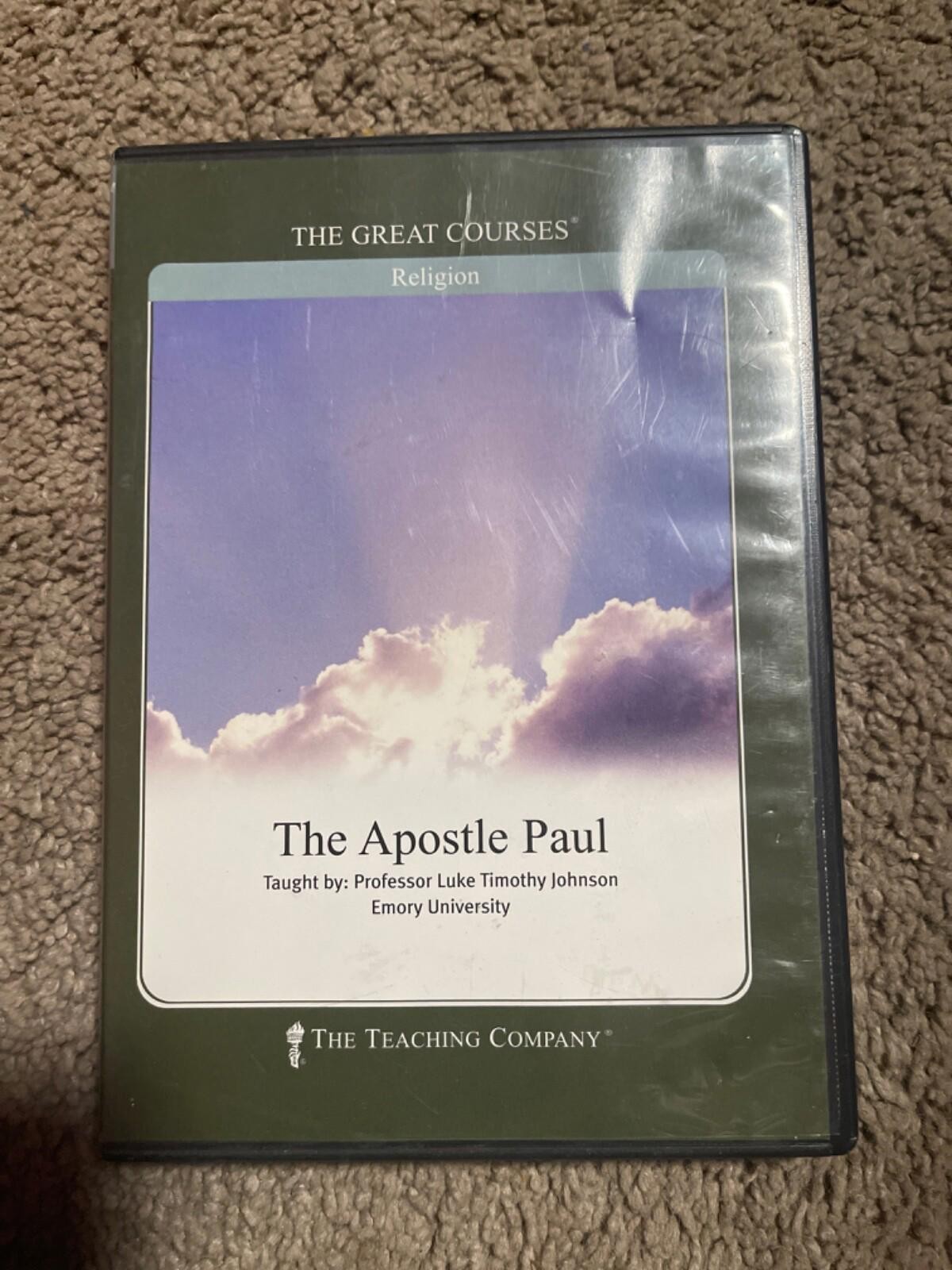 Shelf200 Audiobook~The apostle Paul — the great courses — 6 CDs