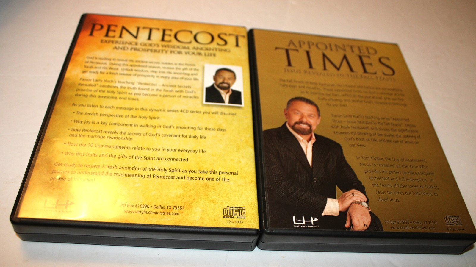 Lot of 2) Larry Huch CD Audiobooks Appointed Times &Pentecost