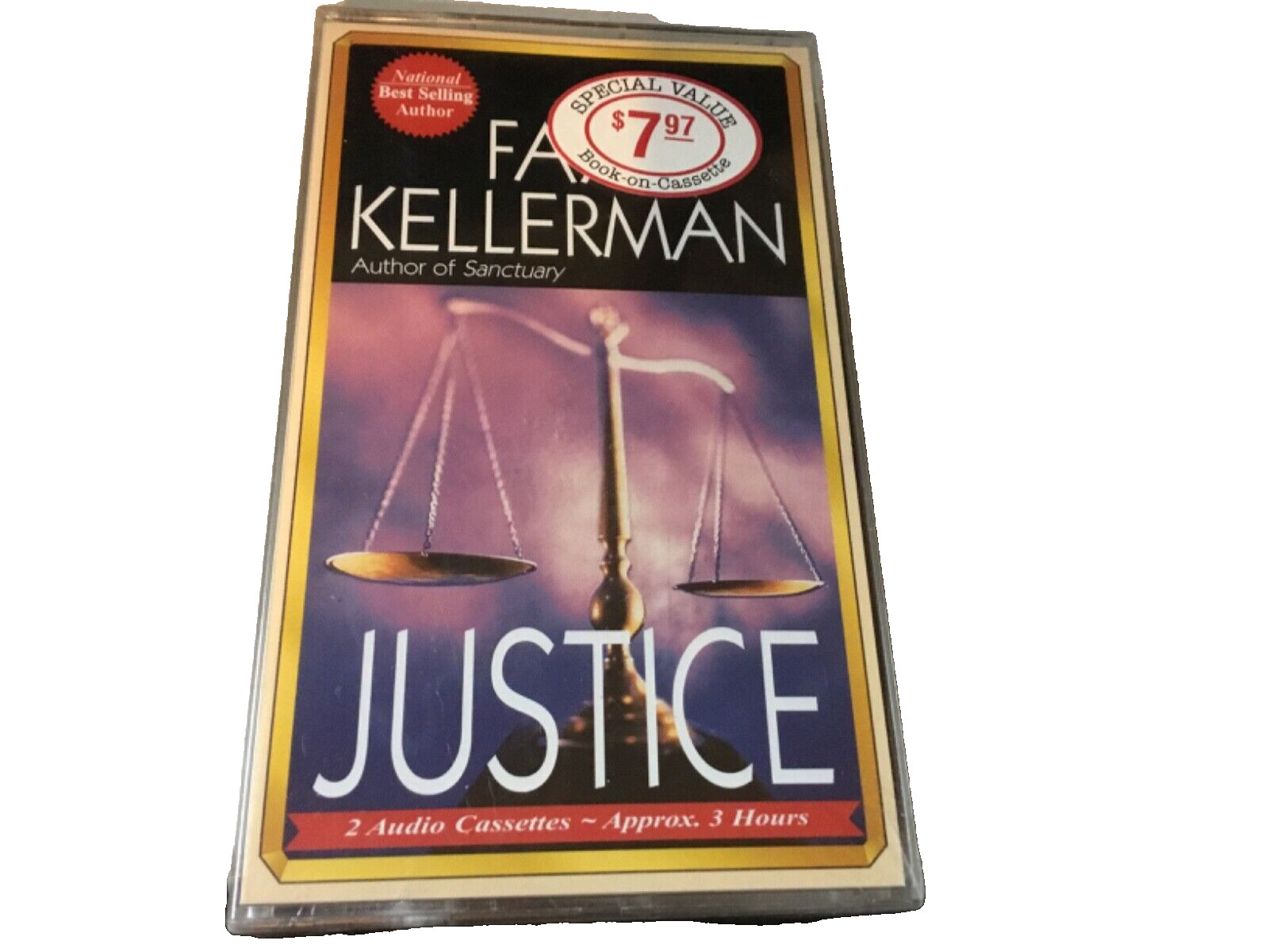 JUSTICE AUDIO CASSETTE BOOK/ BY FAYE KELLERMAN