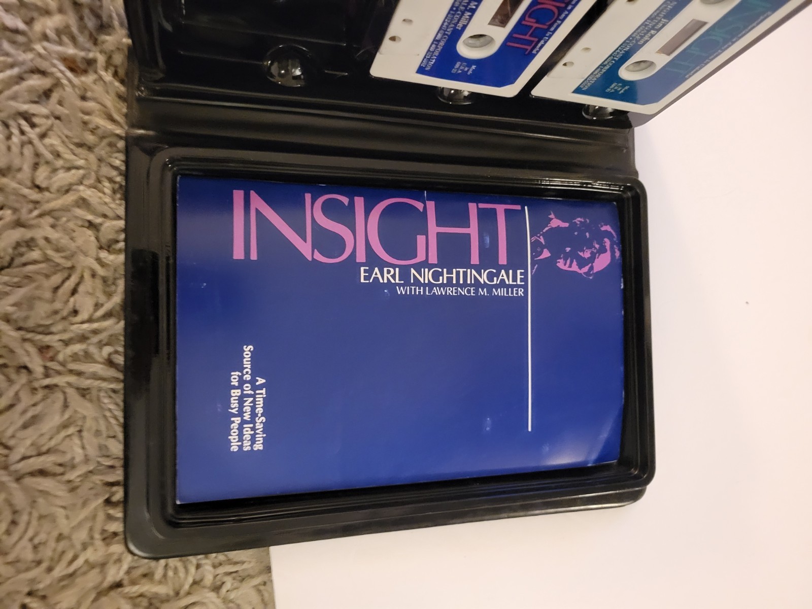 (28) Insight Tapes, Earl Nightingale-Conant, Cassettes, Books Clamshell