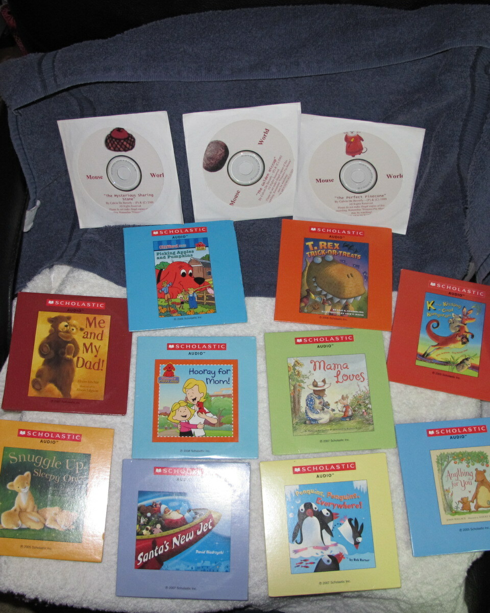 1 Childrens Scholastic AudioBook Cd -You choose from below CD ONLY NO Book