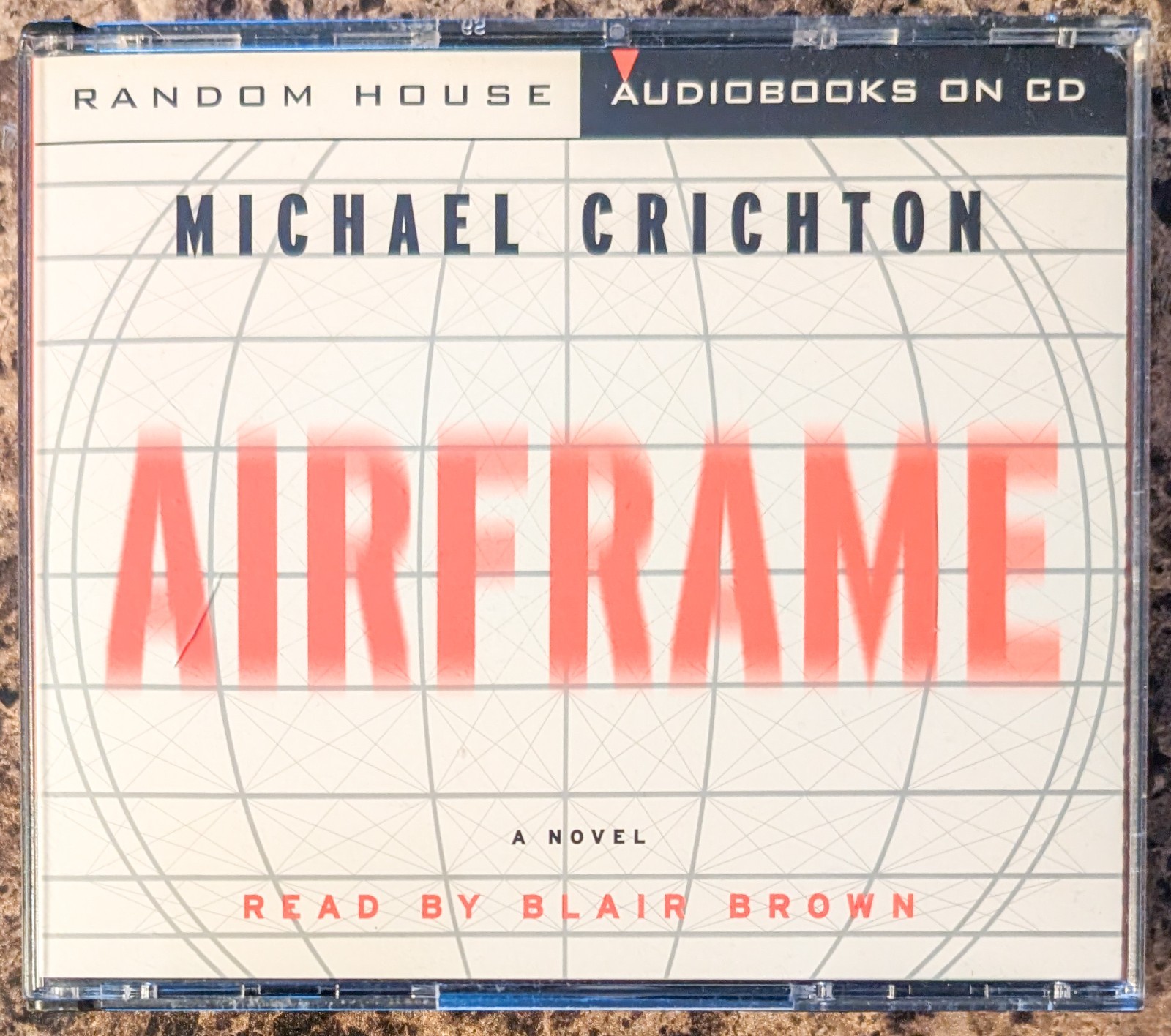 Michael Crichton — Airframe (CD Audio Book Audiobook, 1996, 3-Disc Set)