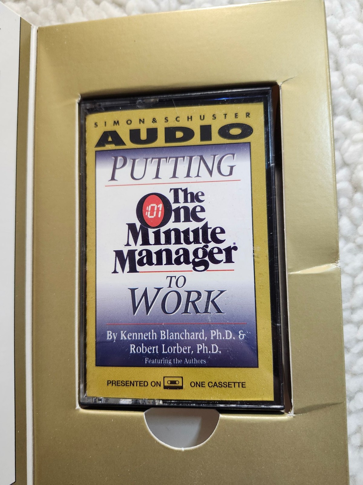 Simon Schuster Audio Cassette Putting The One Minute Manager To Work Blanchard