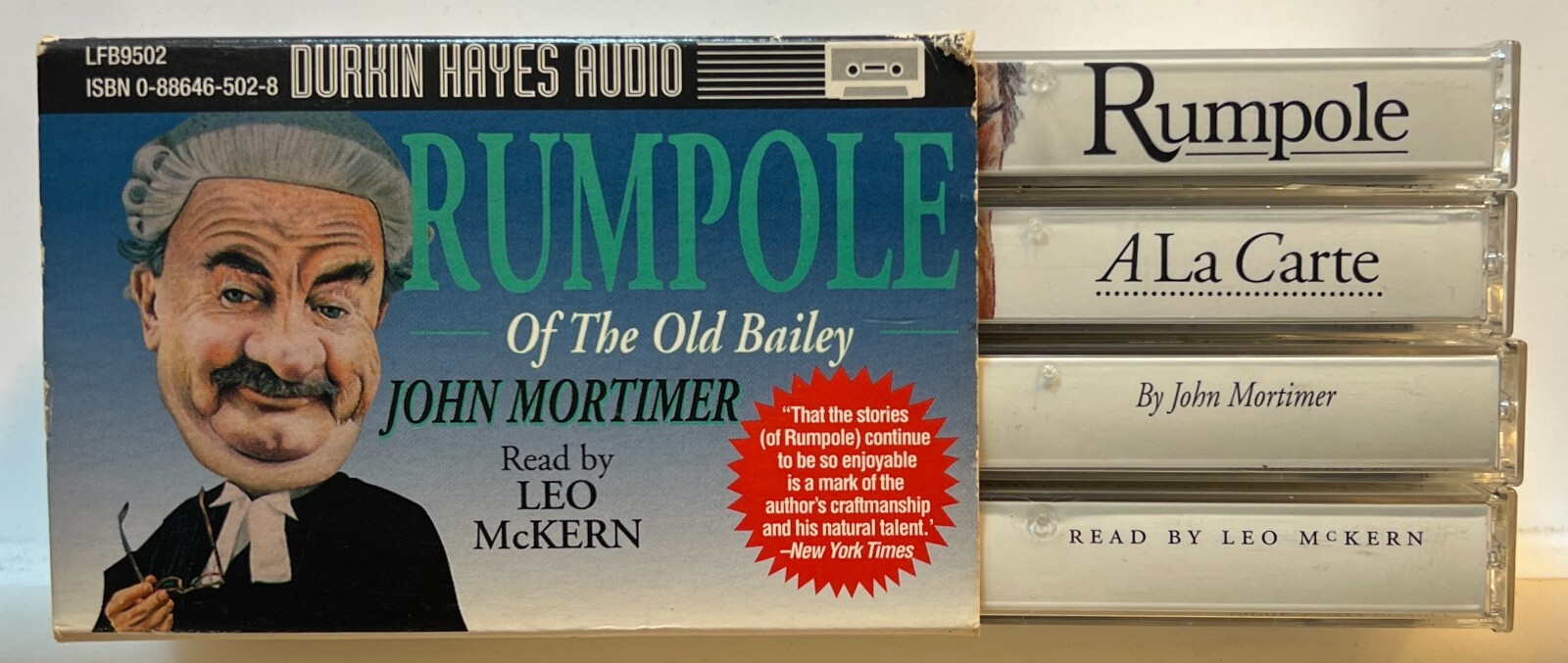 Rumpole Of The Bailey — John Mortimer (Four Cassette Tape Set 6 Hours) *Rare* VG