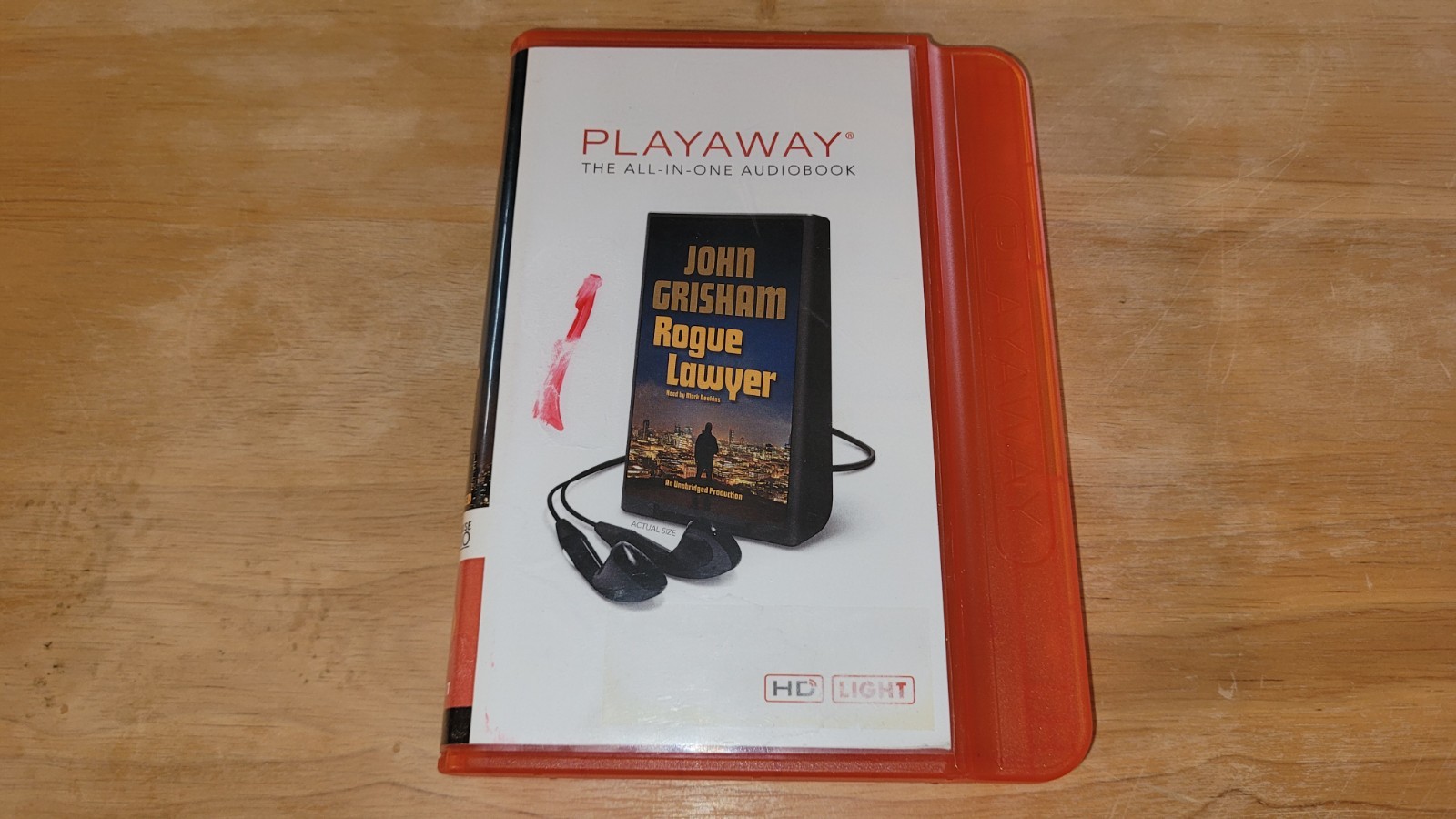Rogue Lawyer by John Grisham Playaway Audiobook (Tested & Working)