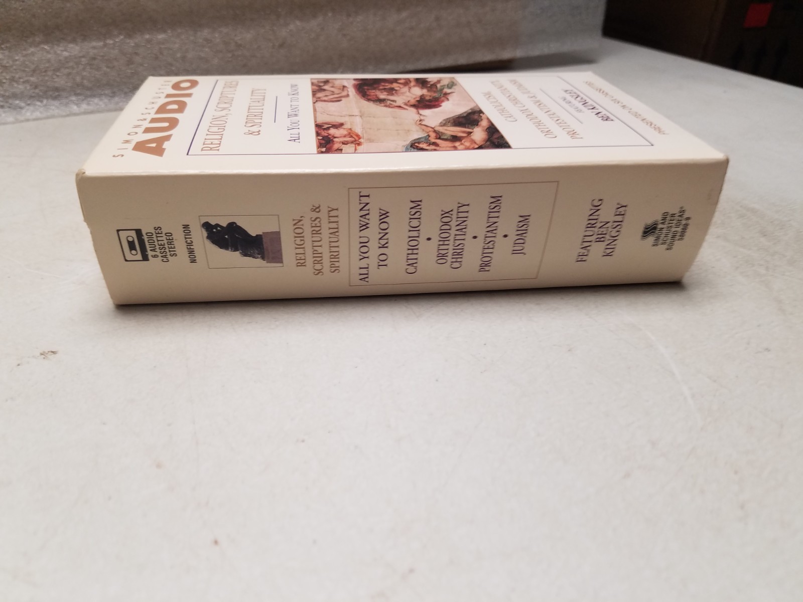 Religion, Scriptures & Spirituality Read by Ben Kingsley 6 Cassettee Audio Tape
