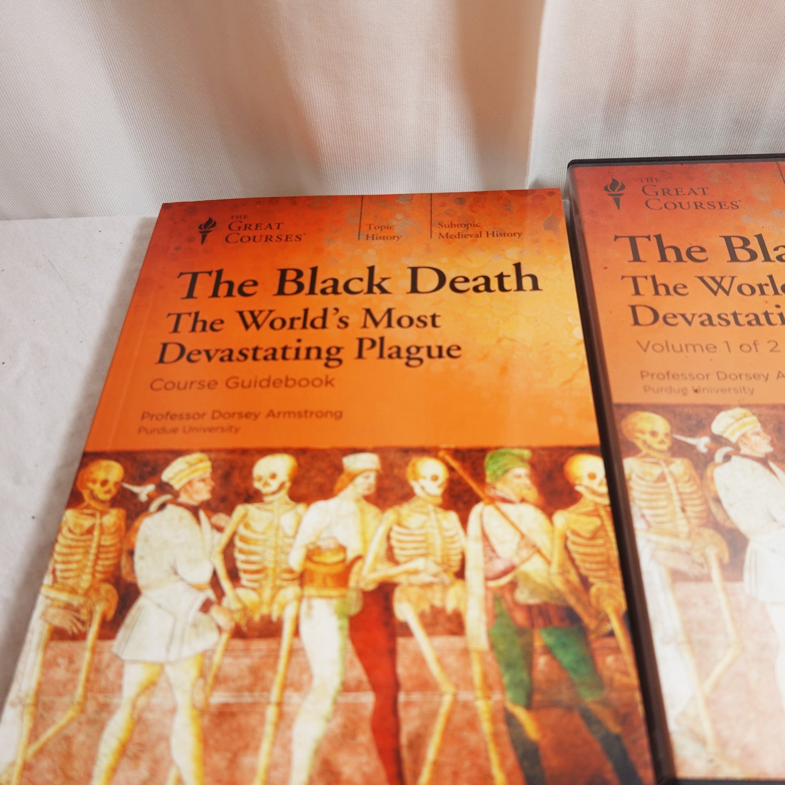Great Courses The Black Death The World’s Most Devastating Plague 12 CD W/Book