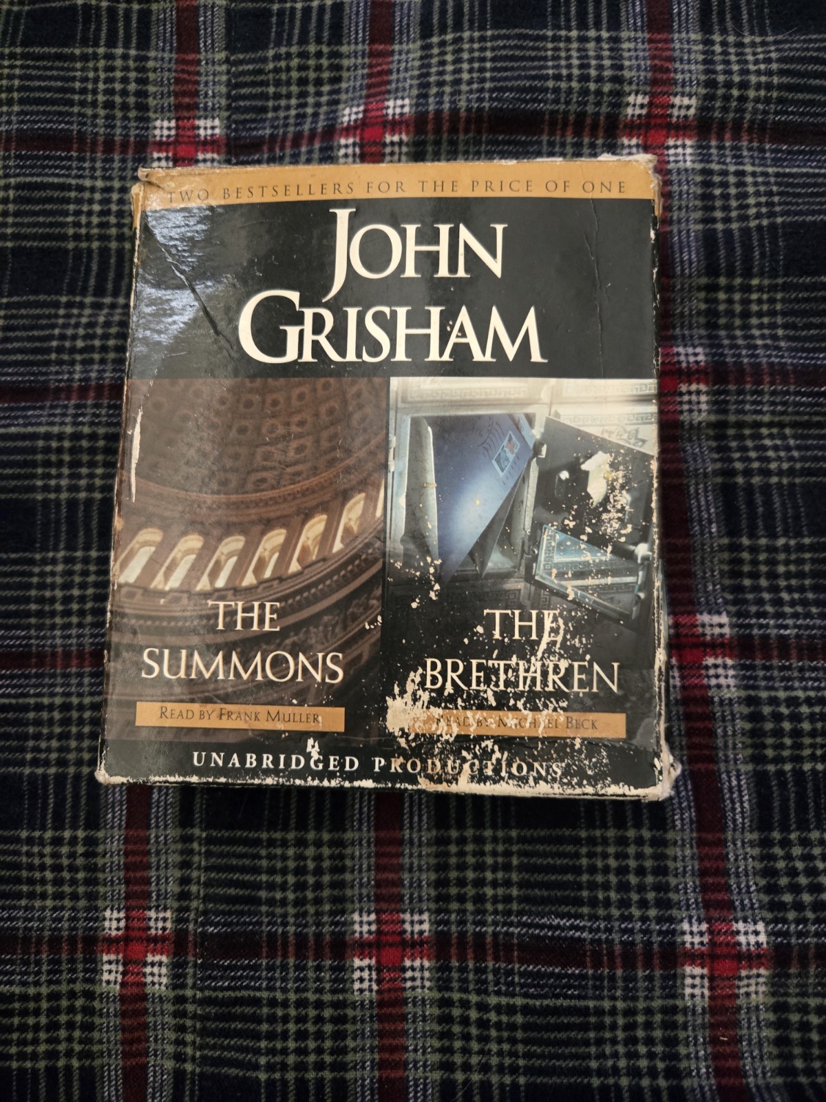 John Grisham The Summons / The Brethren Unabridged Read by Frank Muller Michael…
