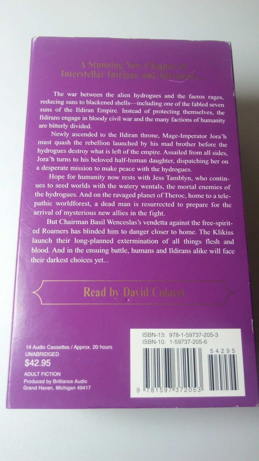 Scattered Suns (The Saga of Seven Suns, Book 4) on Audio Cassette (14 tapes )