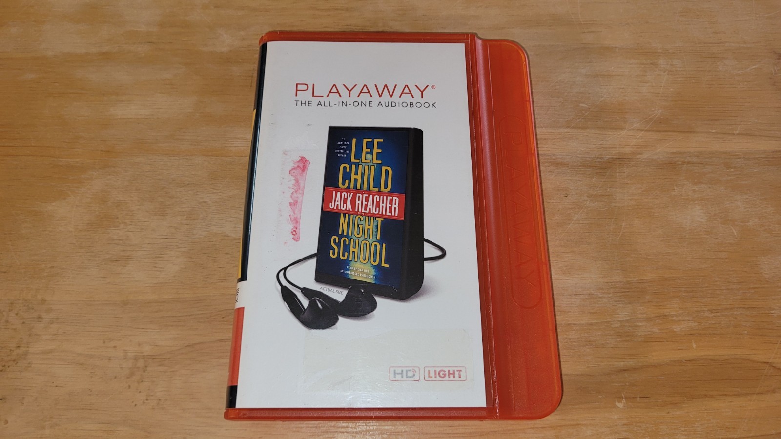 Night School by Lee Child Playaway Audiobook (Tested & Working) Jack Reacher