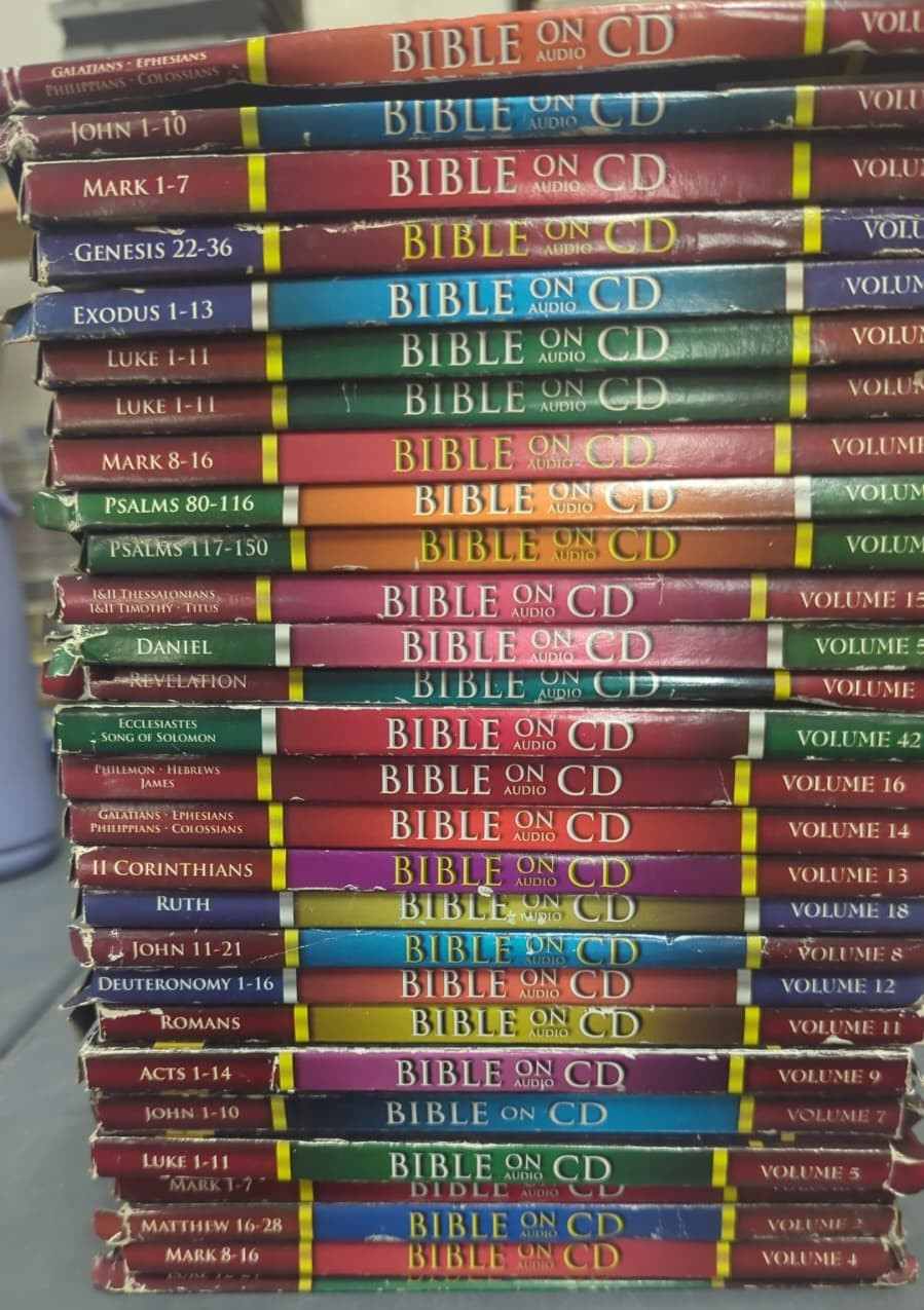 Bible on CD Audio KJV Lot 28 Volumes Old & New Testament Christian Assorted
